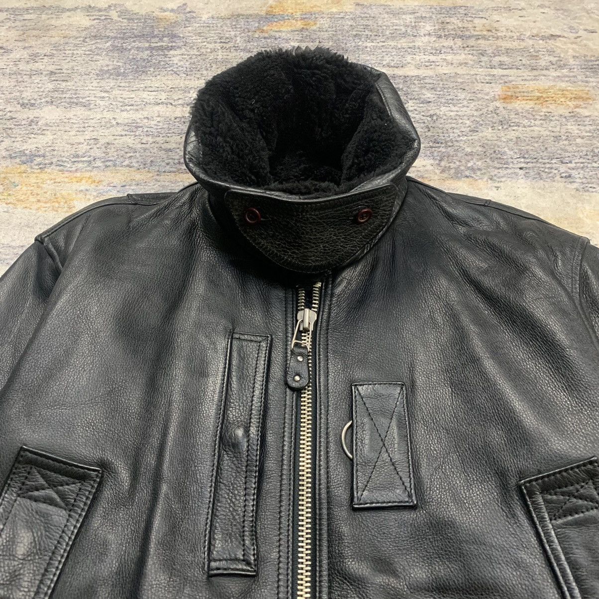 Yamaha Vintage Yamaha riding gear bomber leather jacket Size US L / EU 52-54 / 3 - 4 Thumbnail