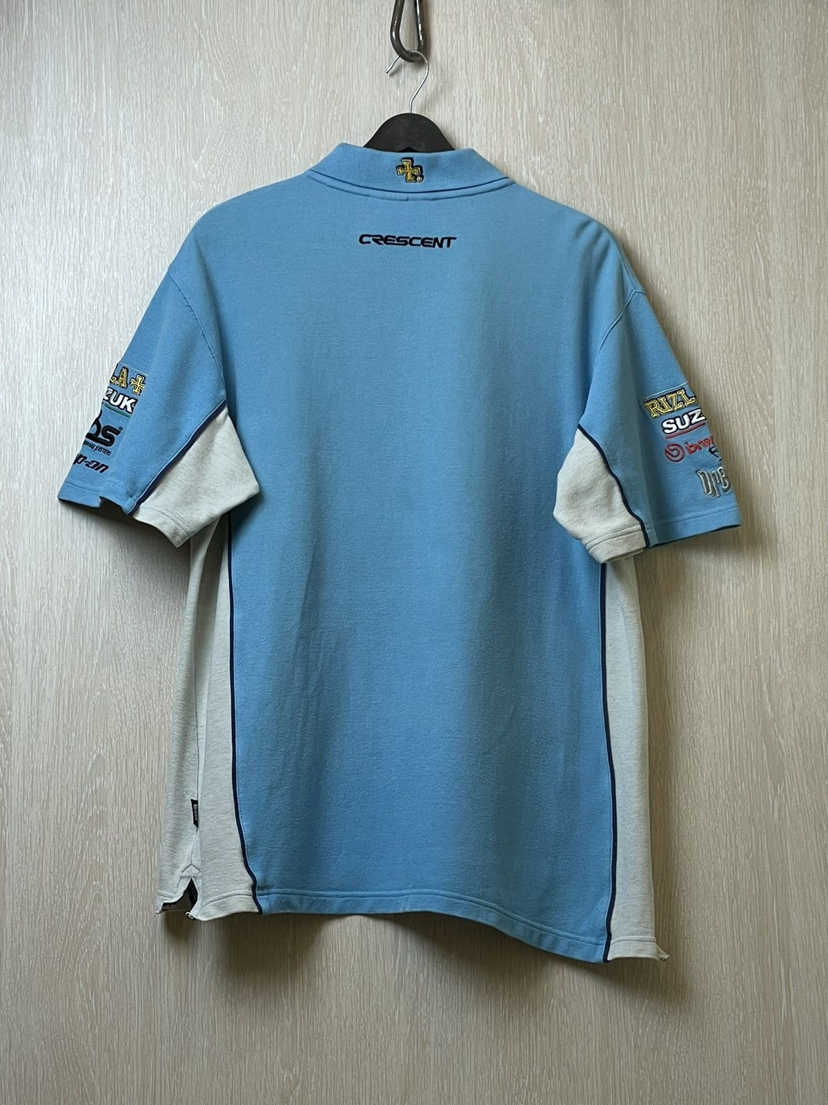 Vintage Vintage Suzuki Rizlat racing polo shirt Size US L / EU 52-54 / 3 - 8 Thumbnail