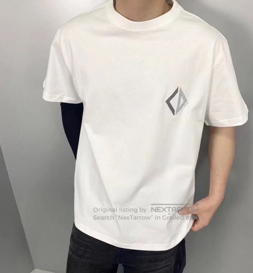 Dior white cd embroidered cotton t-shirt. Size US XS / EU 42 / 0 - 9 Thumbnail