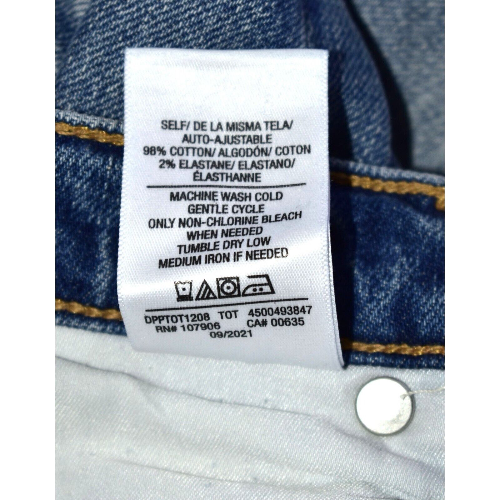 Hudson B0 NWT HUDSON Remi Splatter Hi Rise Straight Jeans 24 $215 Size 24" / US 00 / IT 34 - 7 Thumbnail