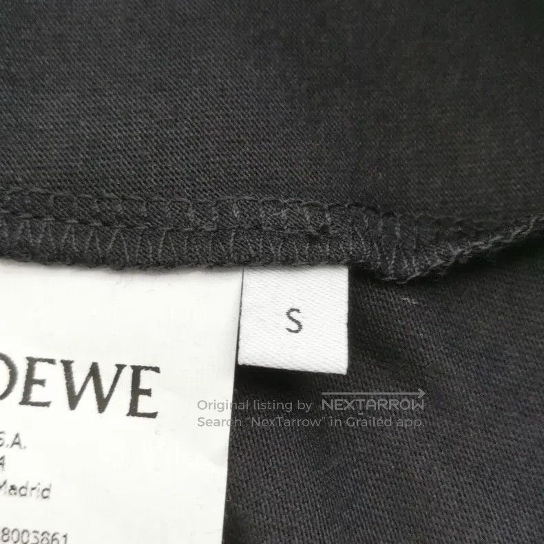 Loewe Loewe Cotton Solid Color Openwork Round Neck T-Shirt Size S / US 4 / IT 40 - 5 Thumbnail