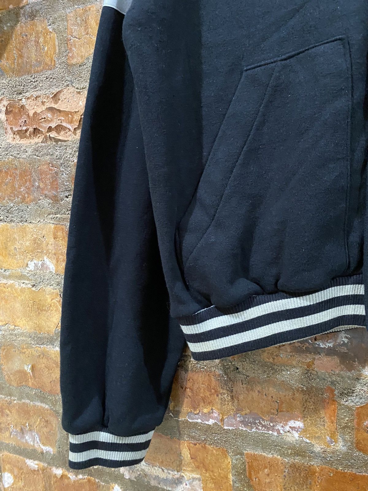 SS99 MILKBOY Large Spell Out Sleeve patch Sweat cardigan