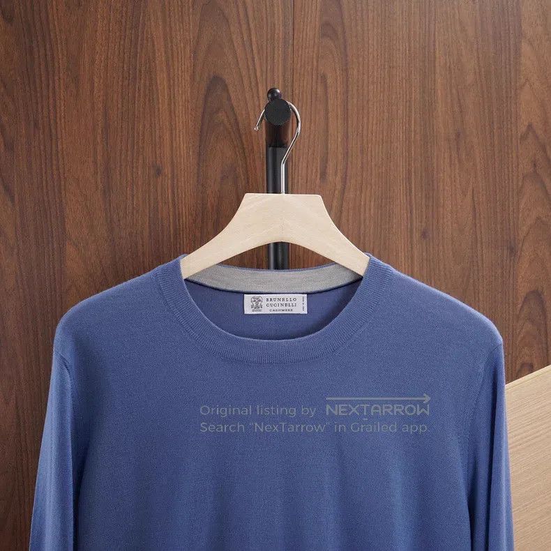 Brunello Cucinelli Brunello Cucinelli Wool cashmere knitted sweater Size US M / EU 48-50 / 2 - 3 Thumbnail