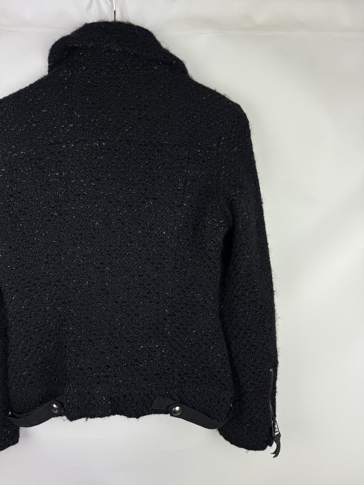 Versace × Versus Versace × Vintage Versus Versace Vintage Ladies Wool Biker Jacket Size 26 / 40 Size S / US 4 / IT 40 - 15 Thumbnail