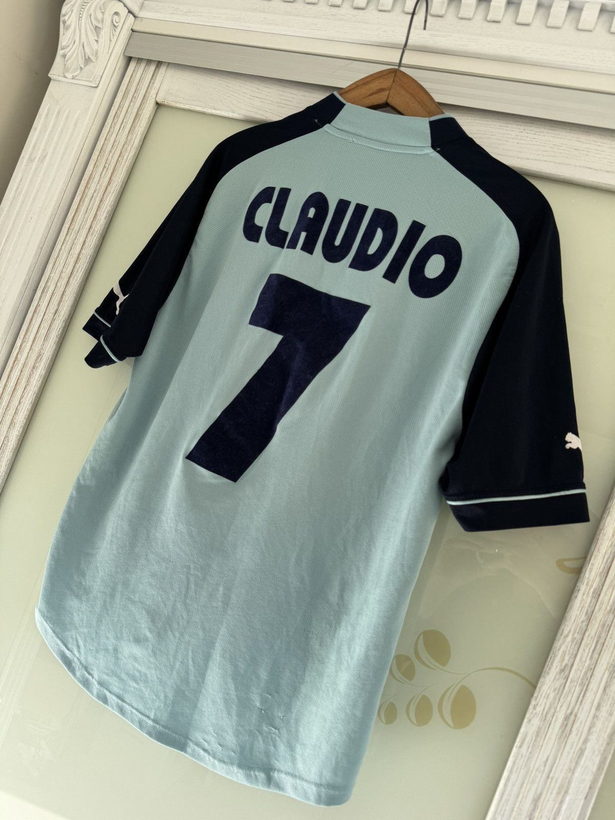 Puma Vintage Lazio 2002-2003 Claudio #7 Third Soccer Jersey Shirt Size US M / EU 48-50 / 2 - 3 Thumbnail