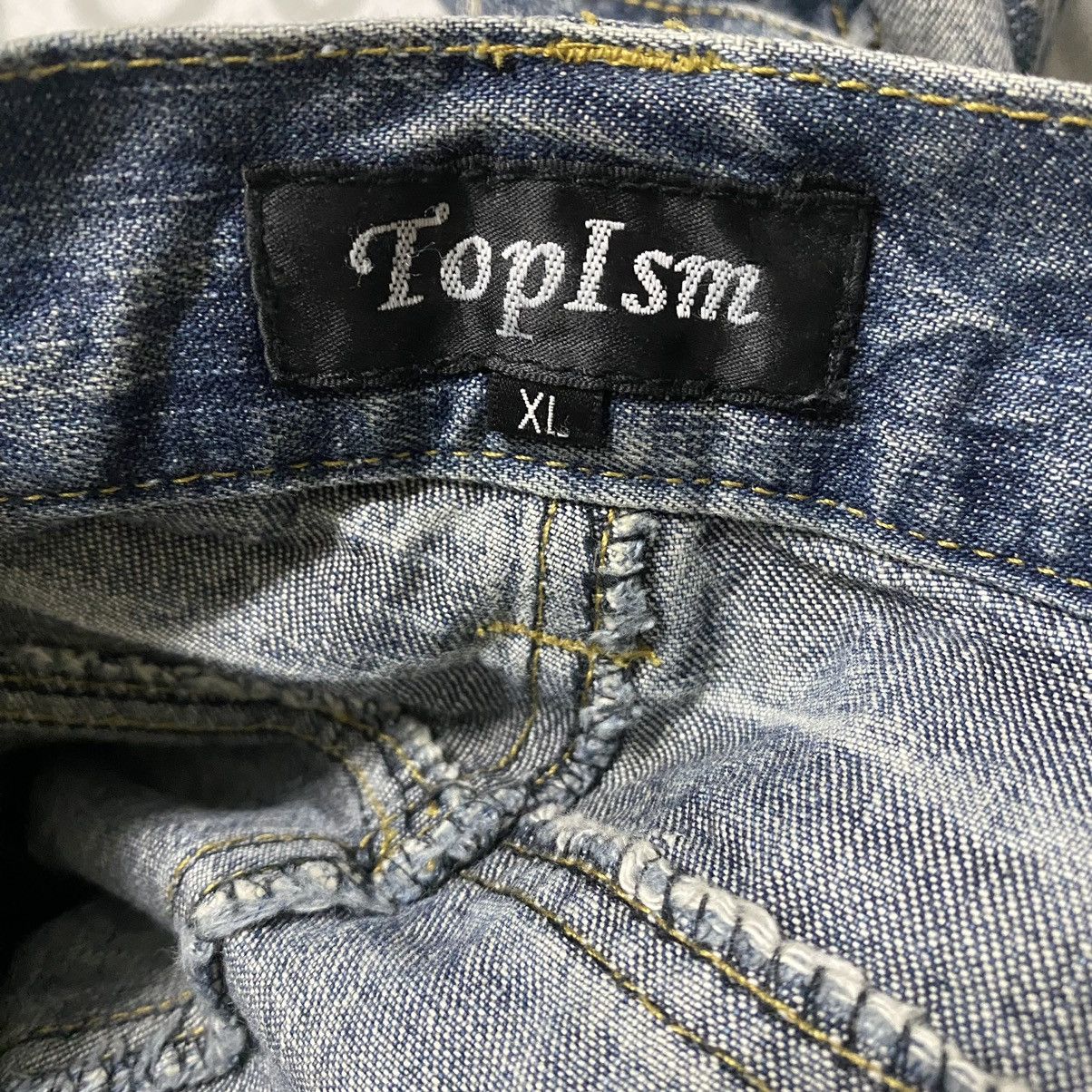 Japanese Brand Japanese Brand TOPISM Cargo Denim Flare Pants Bleach Size US 34 / EU 50 - 16 Thumbnail