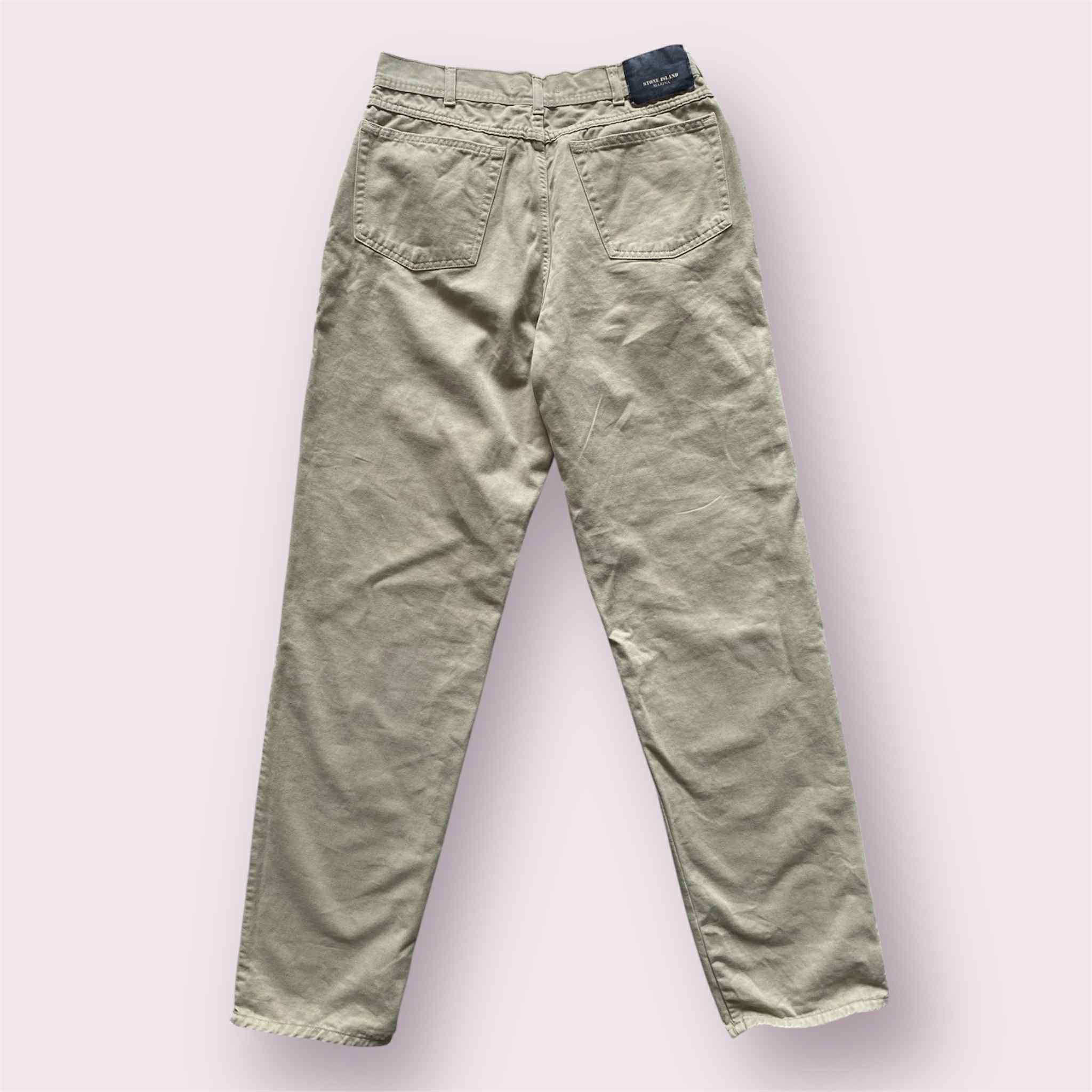 Stone Island RARE Vintage Stone Island Marina 1994 Beige Clean Pants Size US 32 / EU 48 - 2 Thumbnail