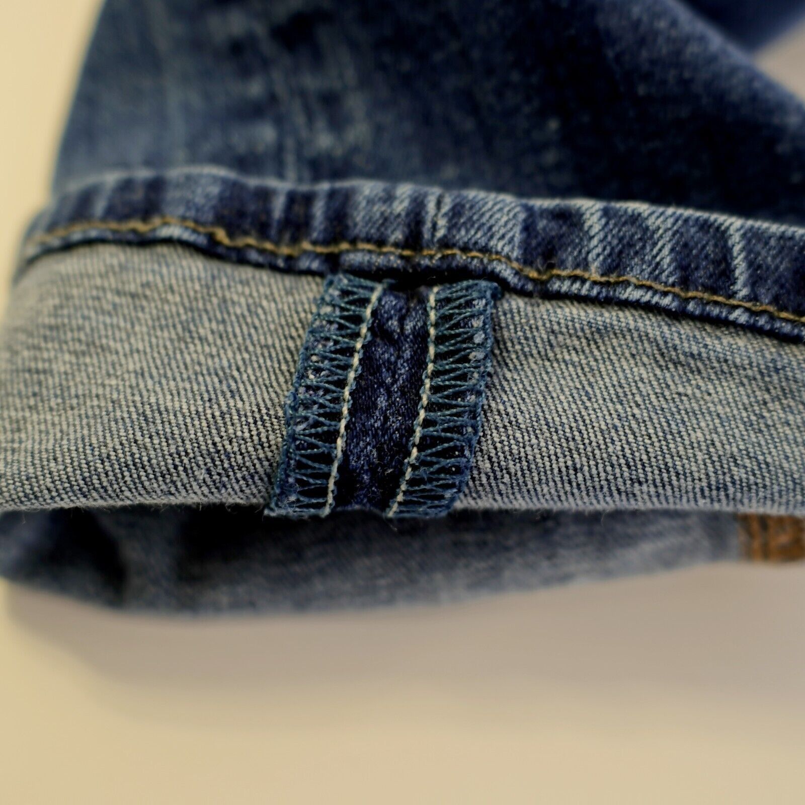 Abercrombie & Fitch Abercrombie & Fitch Straight Stretch Blue Wiskering Denim Je Size US 32 / EU 48 - 8 Thumbnail