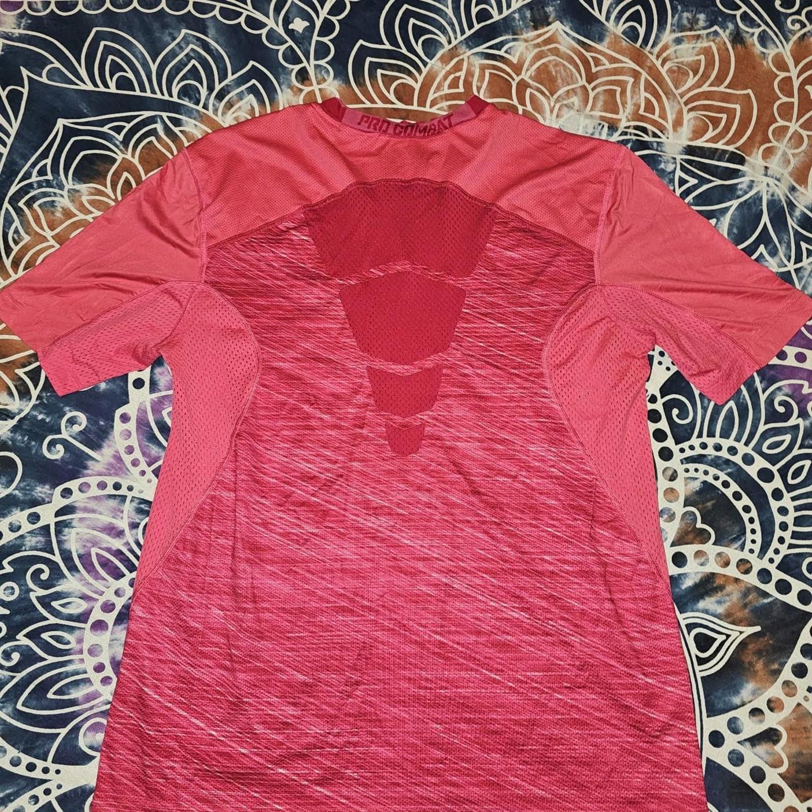 Nike Nike Pro Combat Men's Hot Pink Dri-Fit Shirt Size US M / EU 48-50 / 2 - 6 Thumbnail