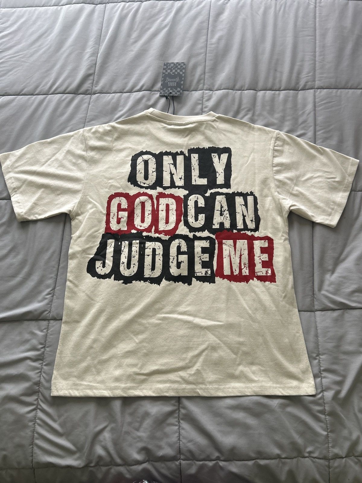 Other Rebel Vengeance Cream Graphic Tee Size US L / EU 52-54 / 3 - 2 Thumbnail