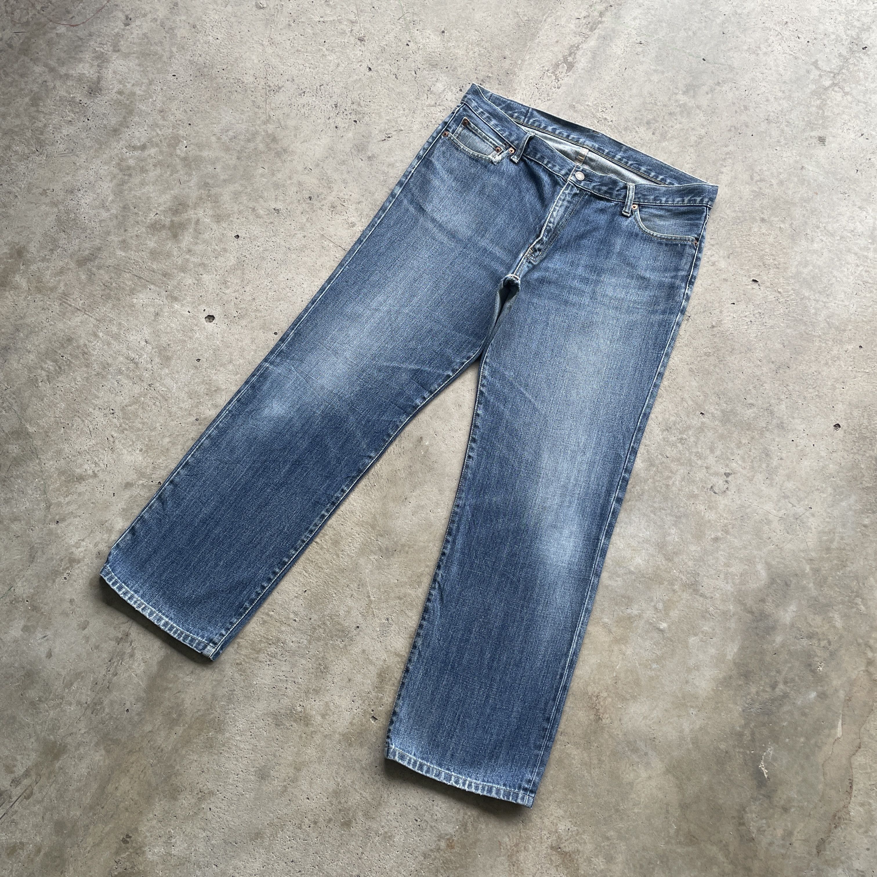 Japanese Brand × Vintage VINTAGE JAPANESE JEANS FADED DENIM PANTS W37x30 Size US 37 - 1 Thumbnail