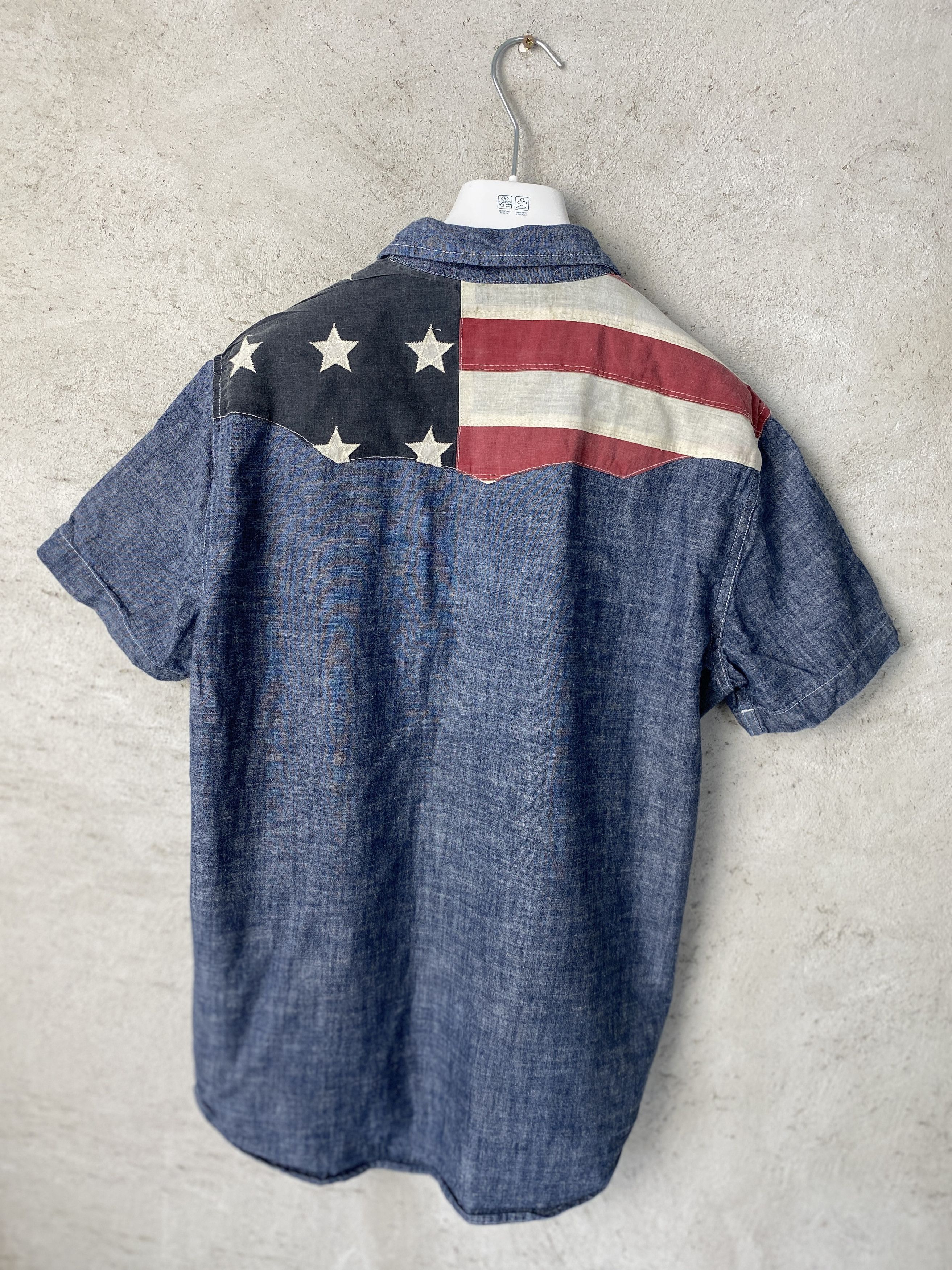 Denim & Supply Ralph Lauren Denim & Supply Ralph Lauren USA flag shirt short sleeve Size US M / EU 48-50 / 2 - 6 Thumbnail