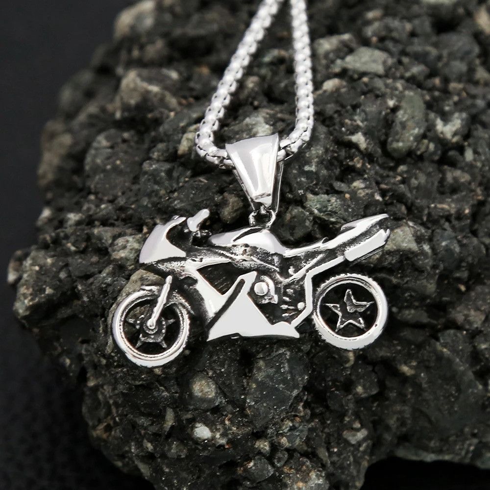 Other Vintage Motorcycle Necklace Size ONE SIZE - 3 Thumbnail