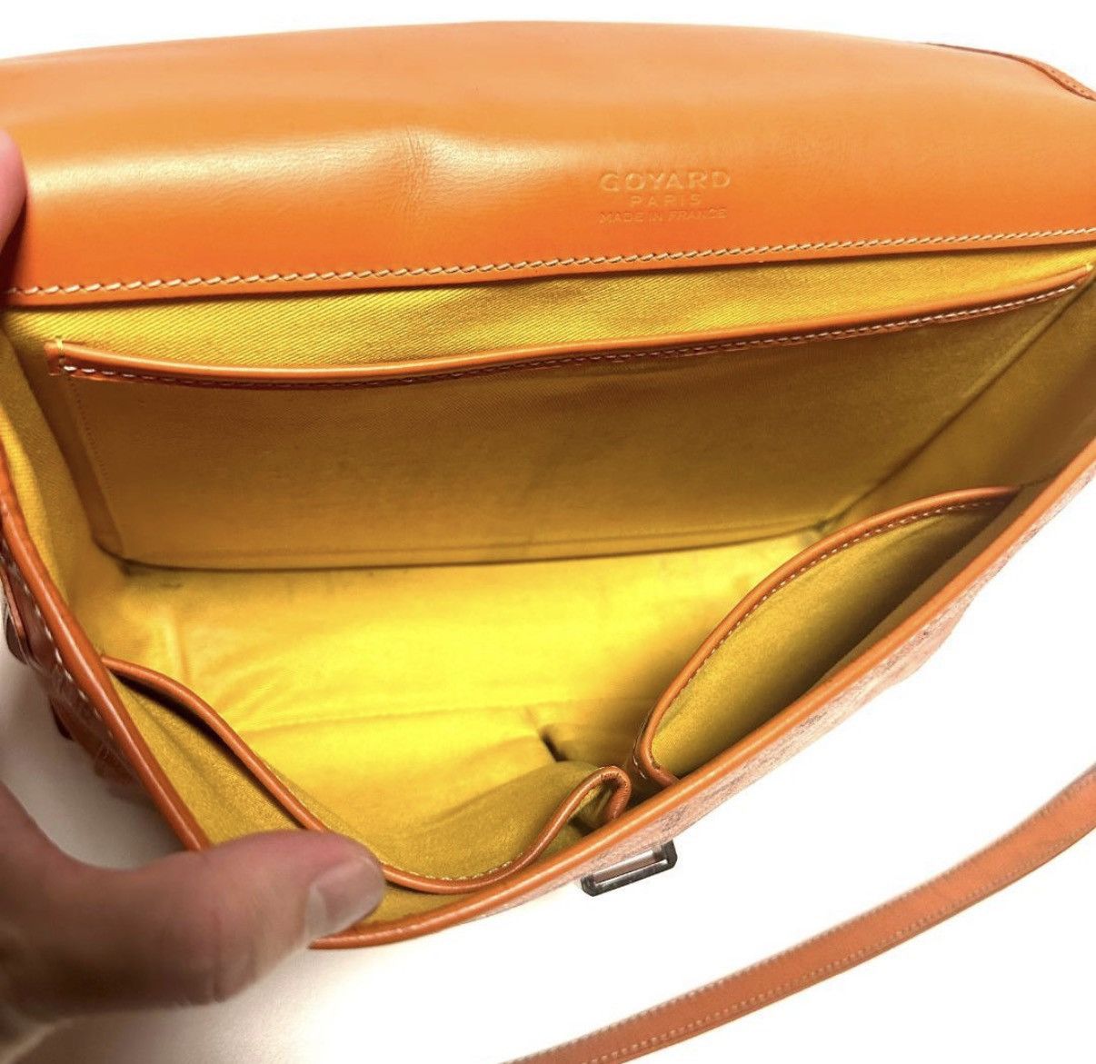 Goyard Goyard belvedere MM shoulder Bag Orange Size ONE SIZE - 11 Thumbnail
