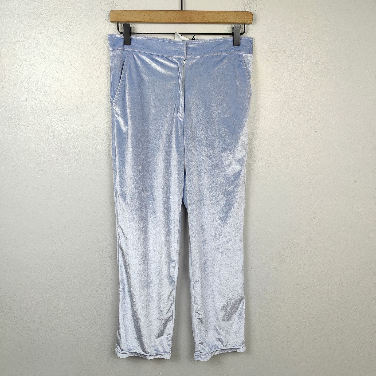 Other Tach Clothing Azucena Velvet Pant Women Small Lavender Size 27" / US 4 / IT 40 - 1 Thumbnail