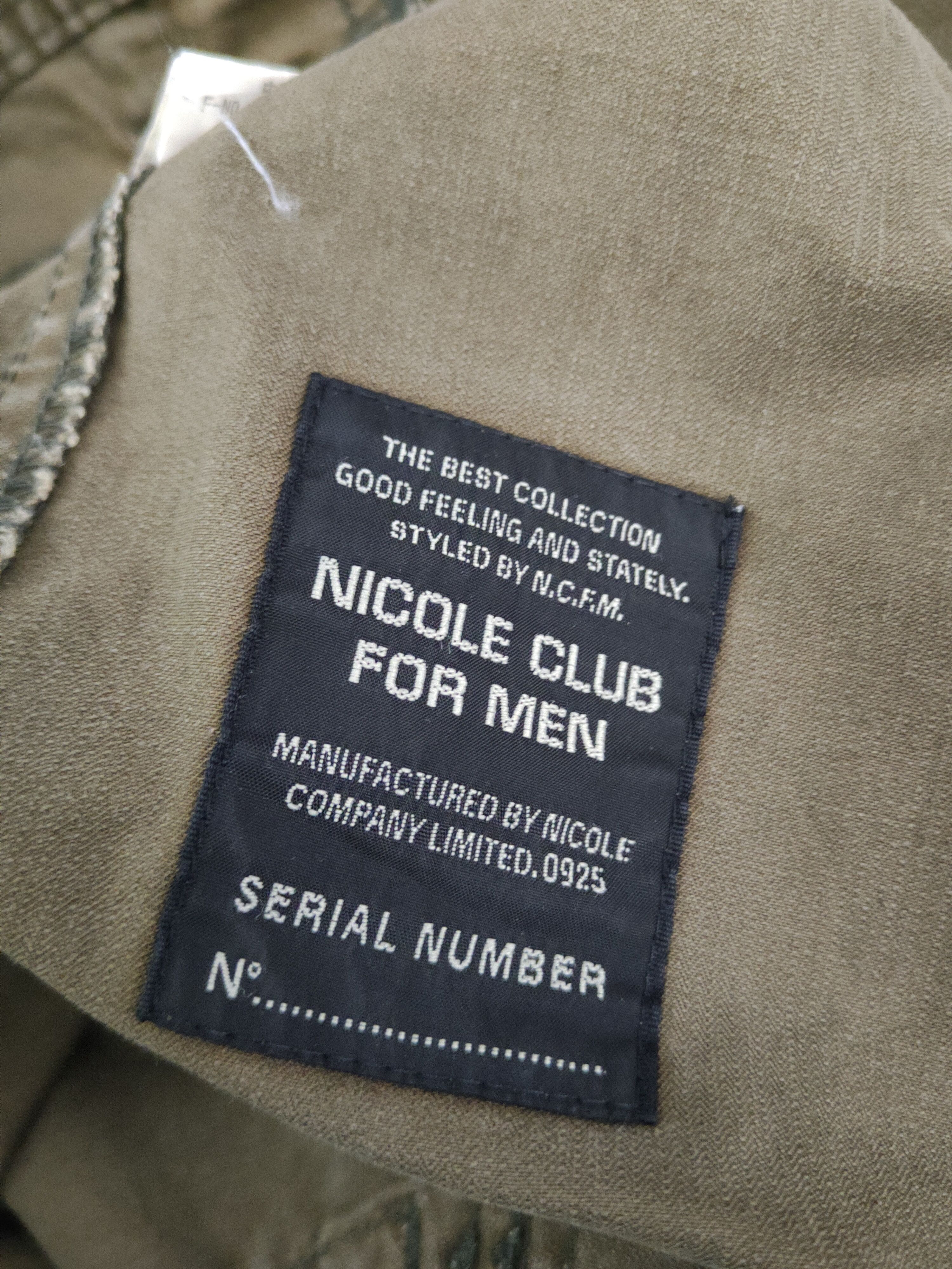 Nicole Club DL Nicole Club Olive Multipocket Cargo Pants #46-371 Size US 33 - 14 Thumbnail
