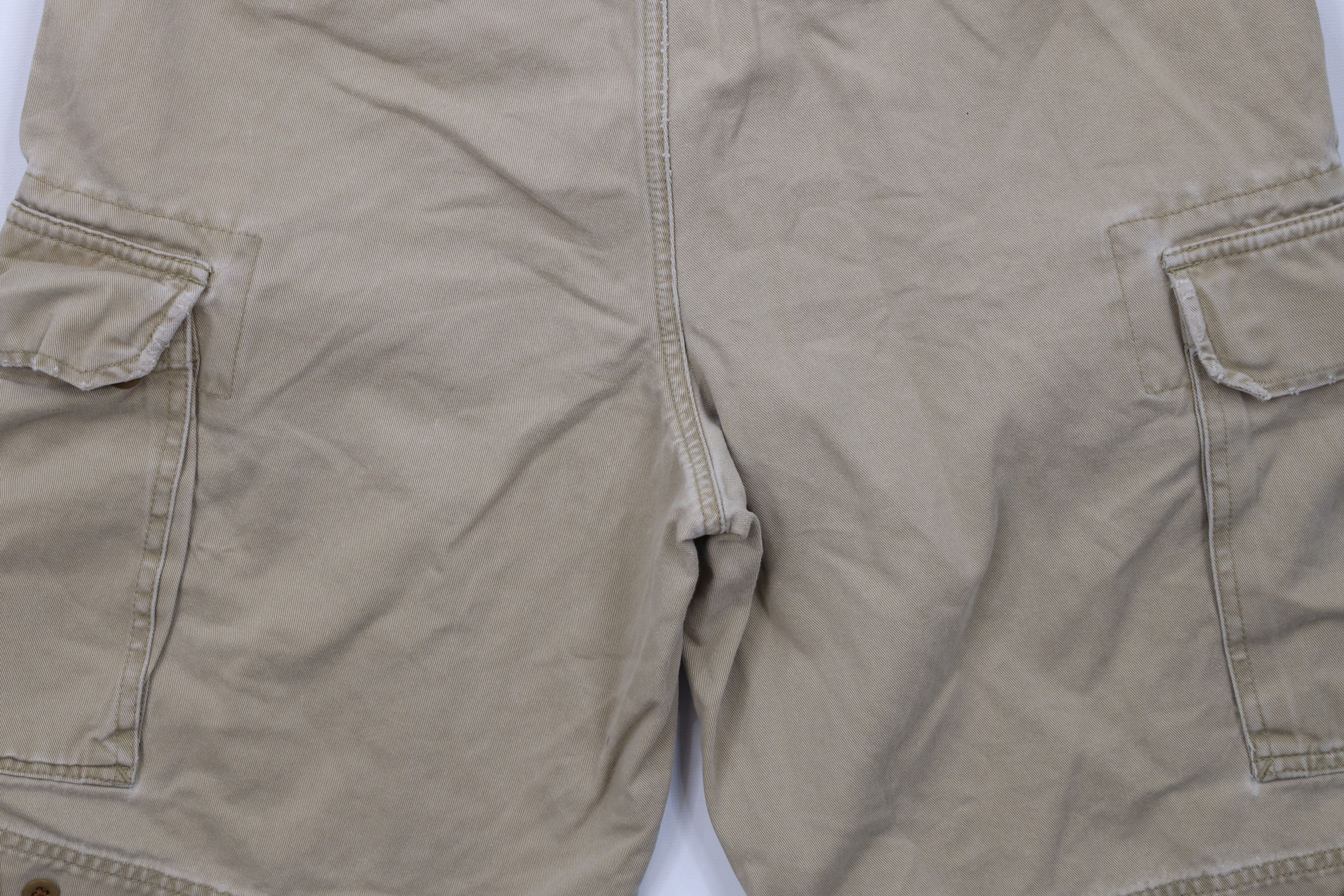 Abercrombie & Fitch Vintage Abercrombie & Fitch Heavyweight Cargo Shorts Brown Size US 32 / EU 48 - 11 Thumbnail