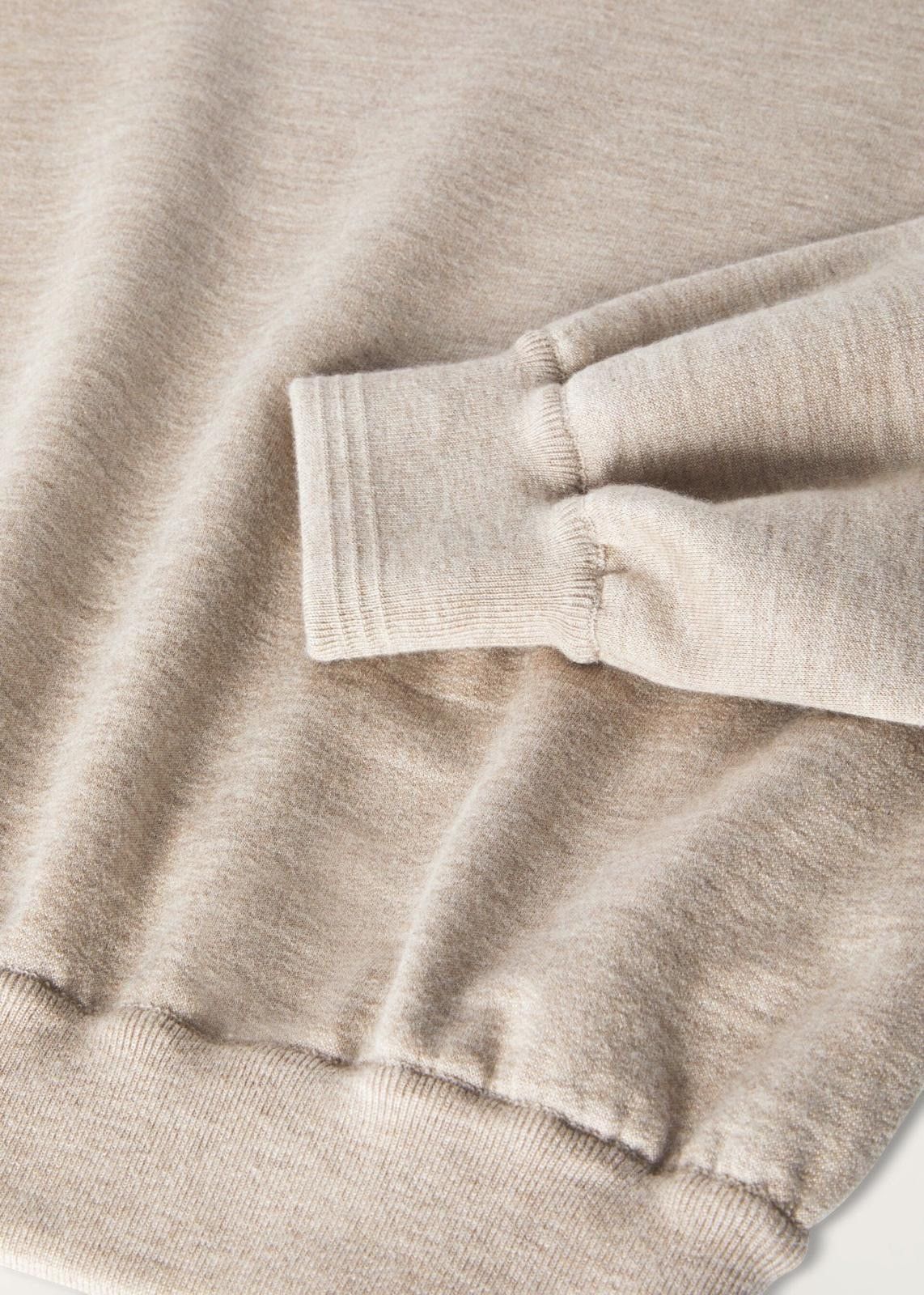 Loro Piana o1srvl11e1125 FAN2589 Cocooning Sweatshirt in Beige Size XS / US 0-2 / IT 36-38 - 5 Thumbnail