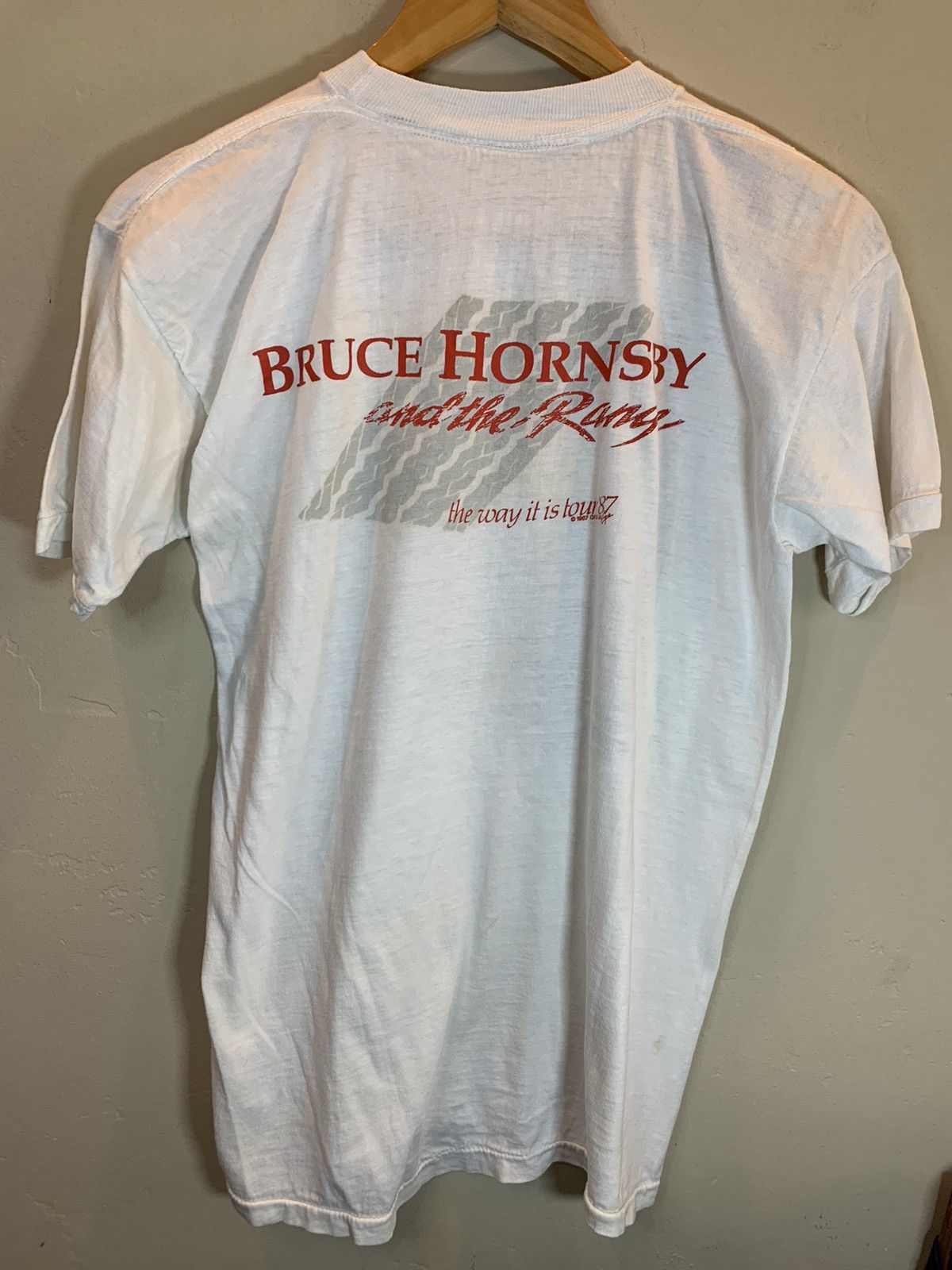 Band Tees RARE* Vintage 80’s Bruce Hornsby Way It Is Tour Shirt Virgin Size US XL / EU 56 / 4 - 2 Thumbnail