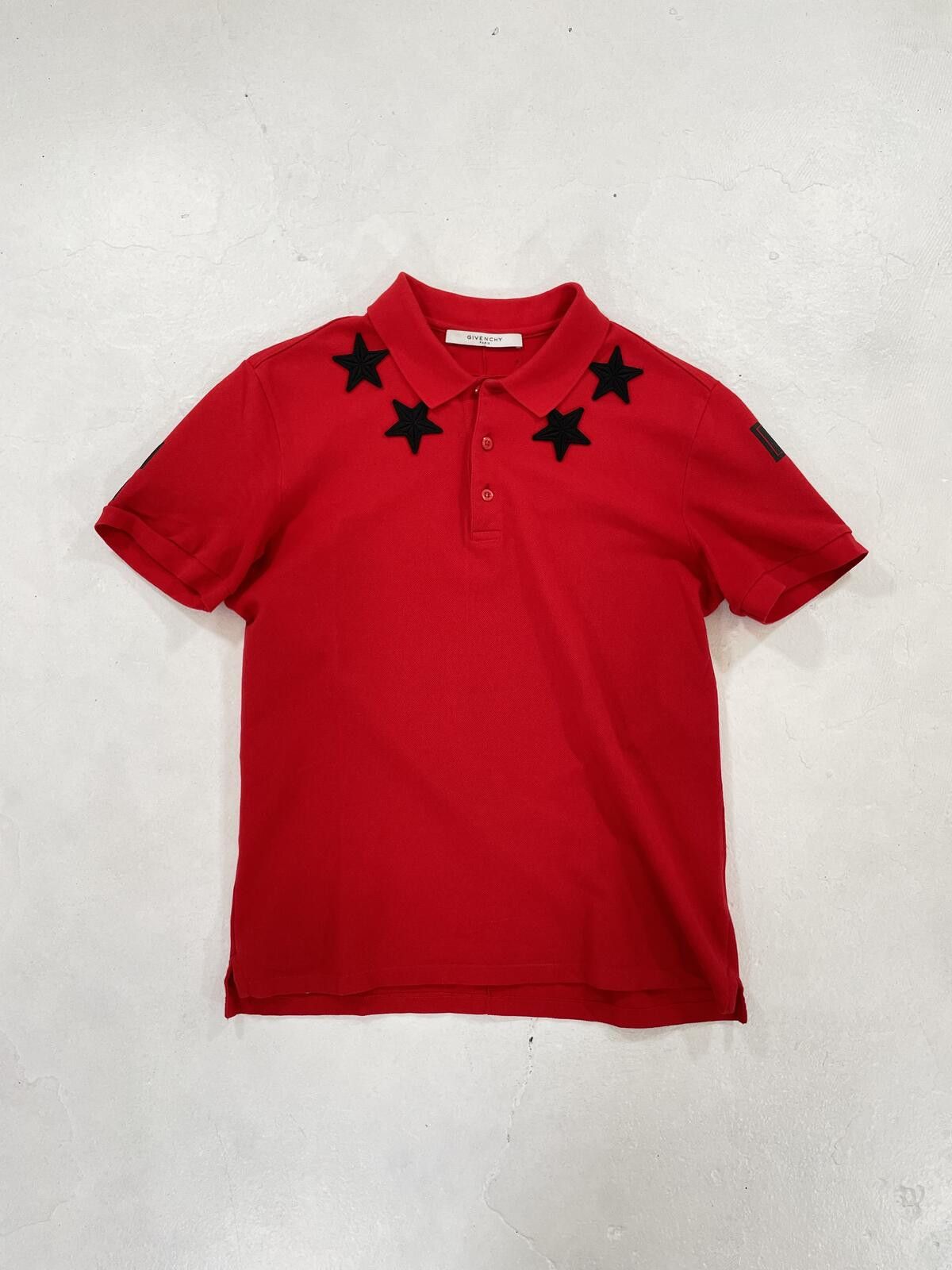 Givenchy SS14 STARS POLO RED | Grailed