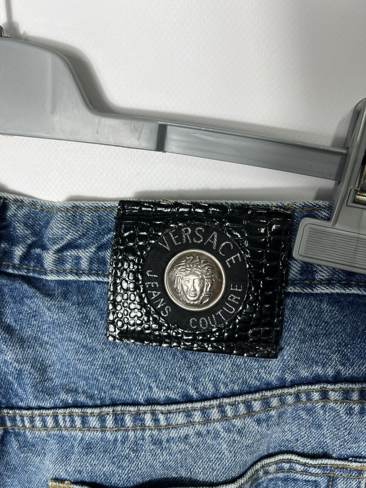 Versace Vintage streetwear y2k Versace Denim Pants Size US 34 / EU 50 - 10 Thumbnail