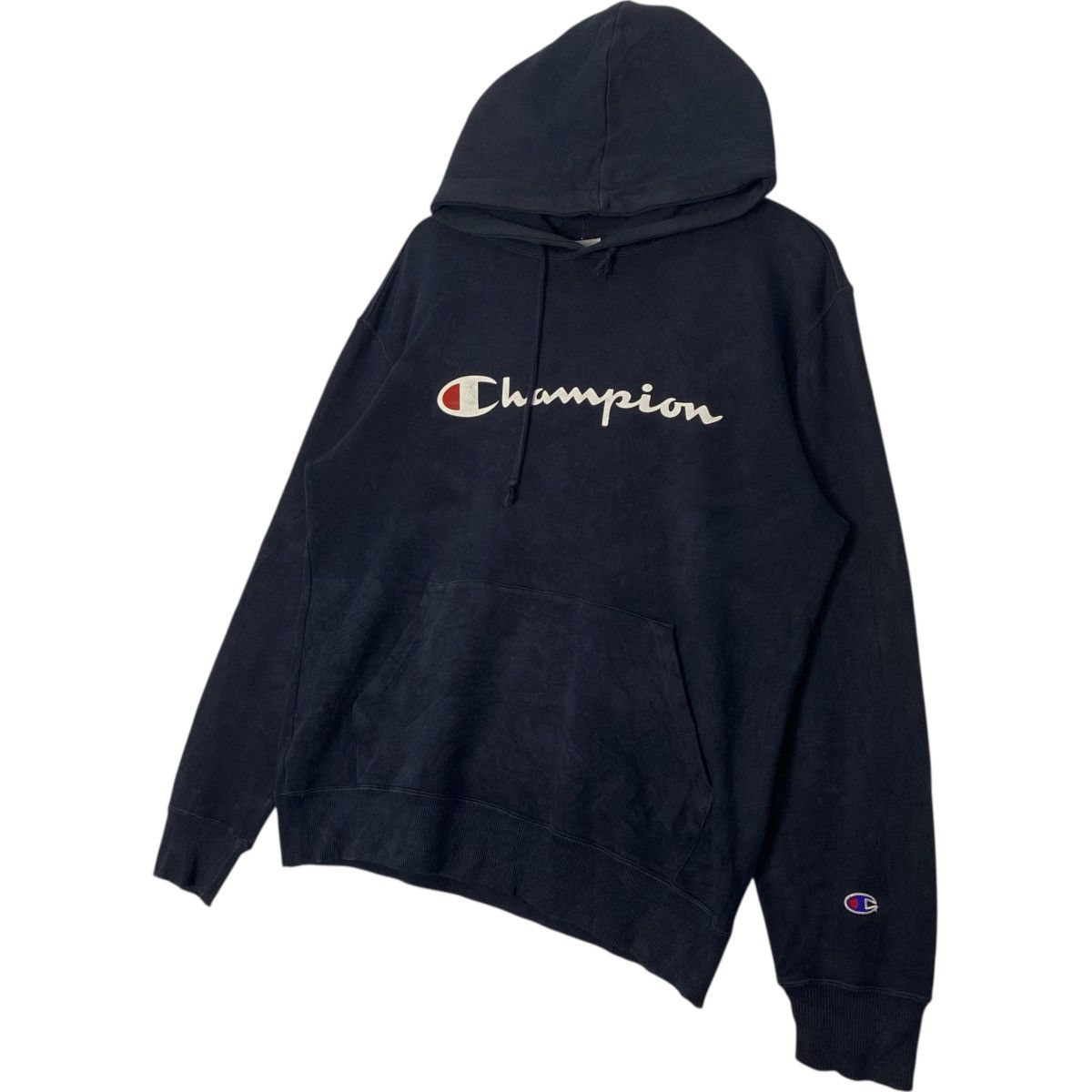 Vintage Vintage Champion Hoodie Sweatshirt Small Embroidery Black Size US L / EU 52-54 / 3 - 2 Thumbnail