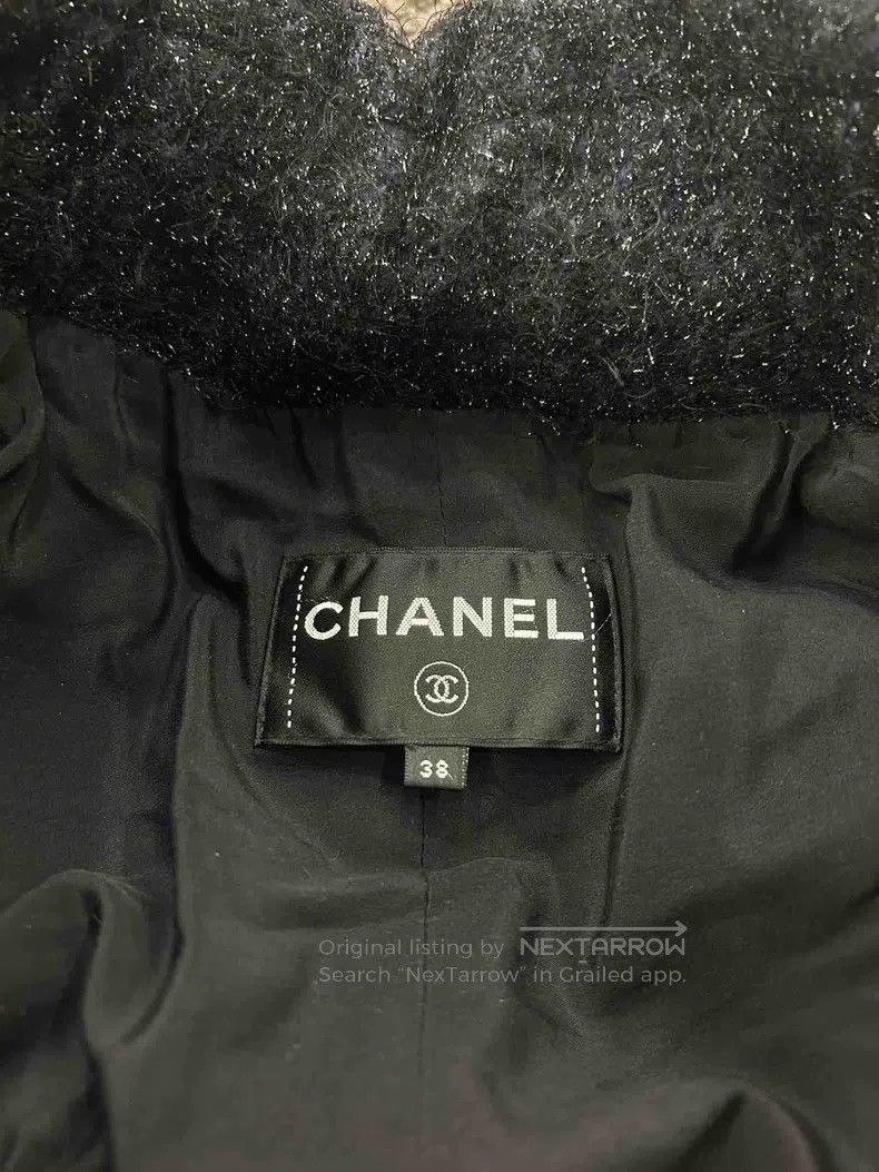 Chanel Chanel Chair series black and white flash three-pocket sid Size XS / US 0-2 / IT 36-38 - 7 Thumbnail