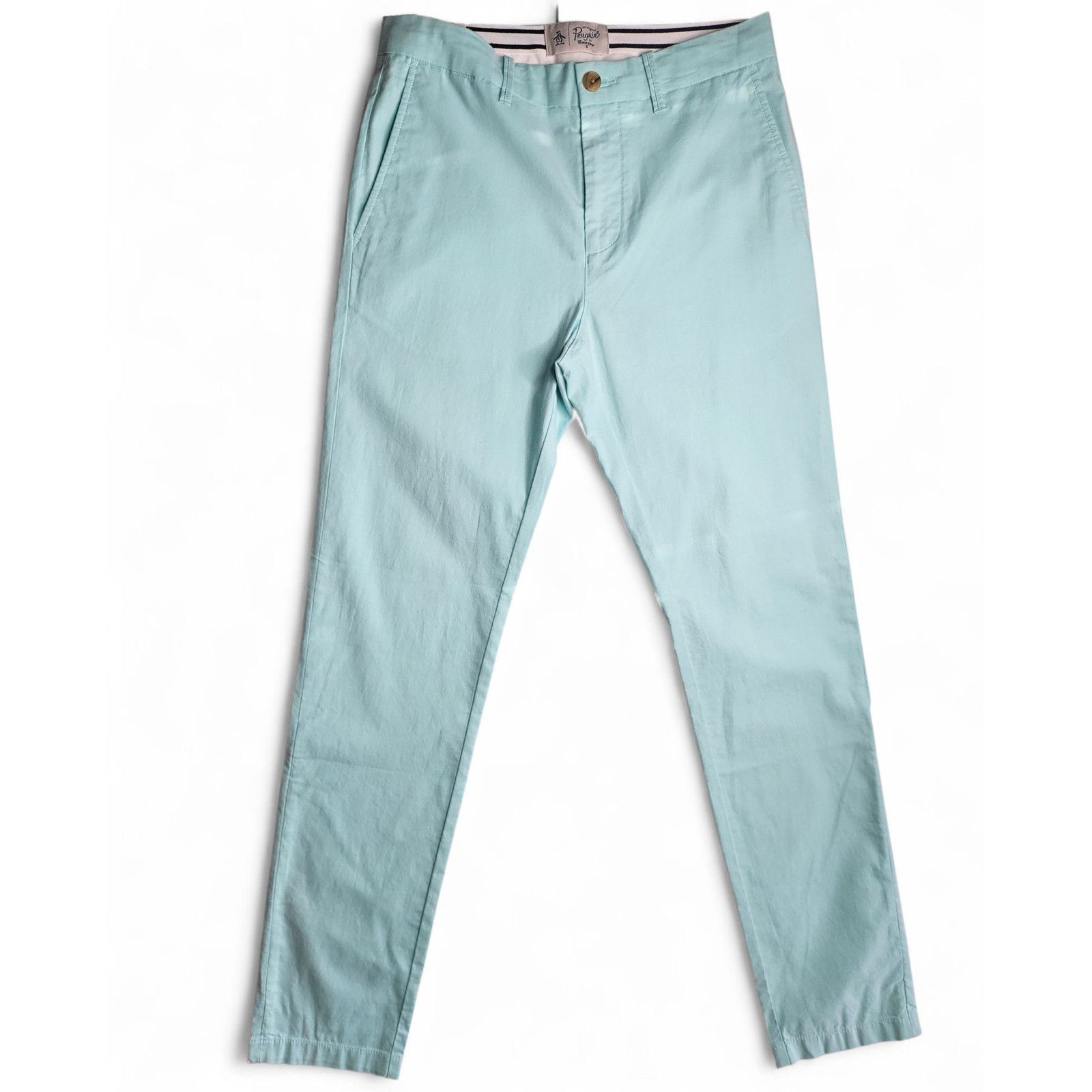 Original Penguin NWT Original Penguin INStretch Chino Pants Aruba Blue 29x32 Size US 29 - 4 Thumbnail