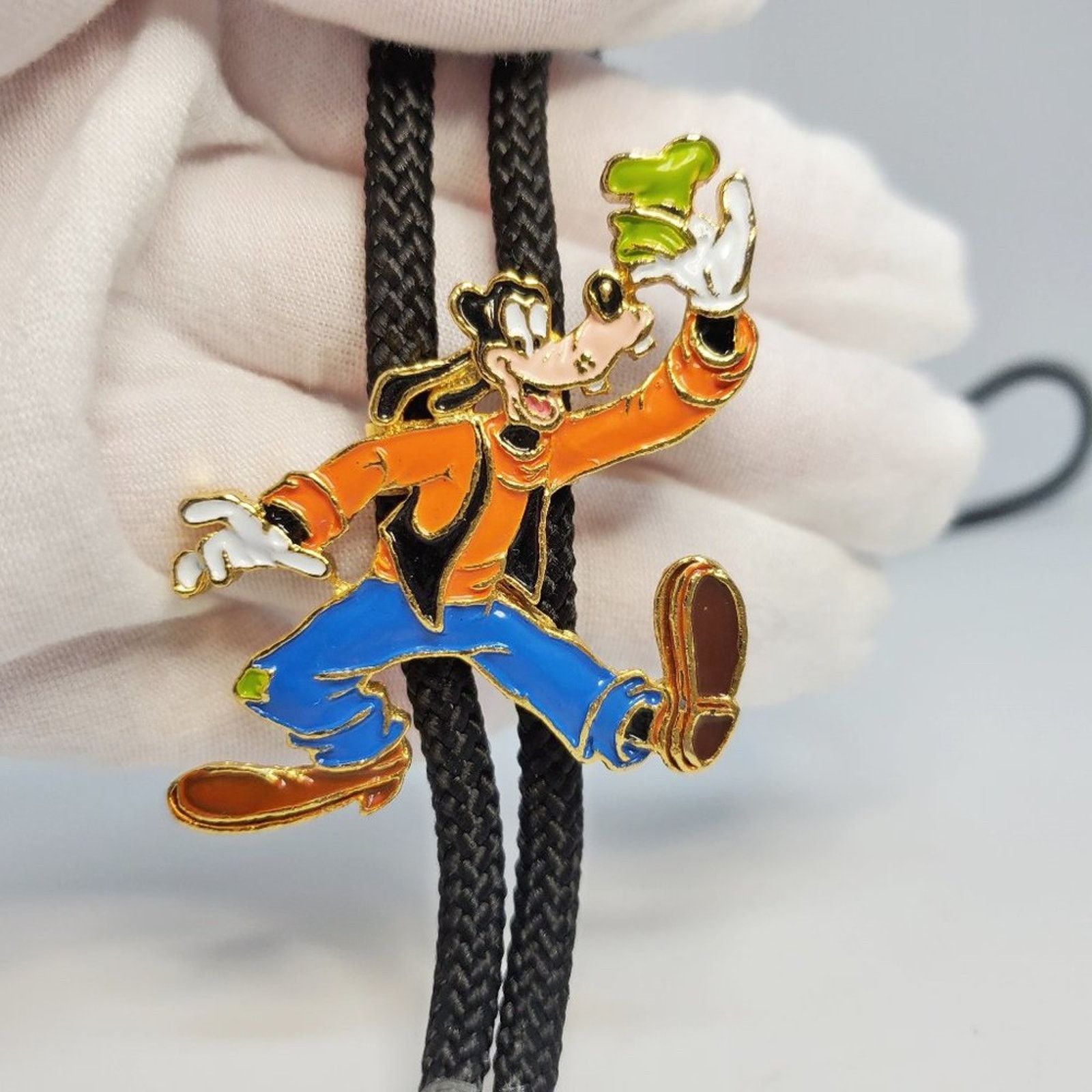 Disney Disney Goofy 2000 Black Bolo Tie - Western Accessory Size ONE SIZE - 4 Thumbnail