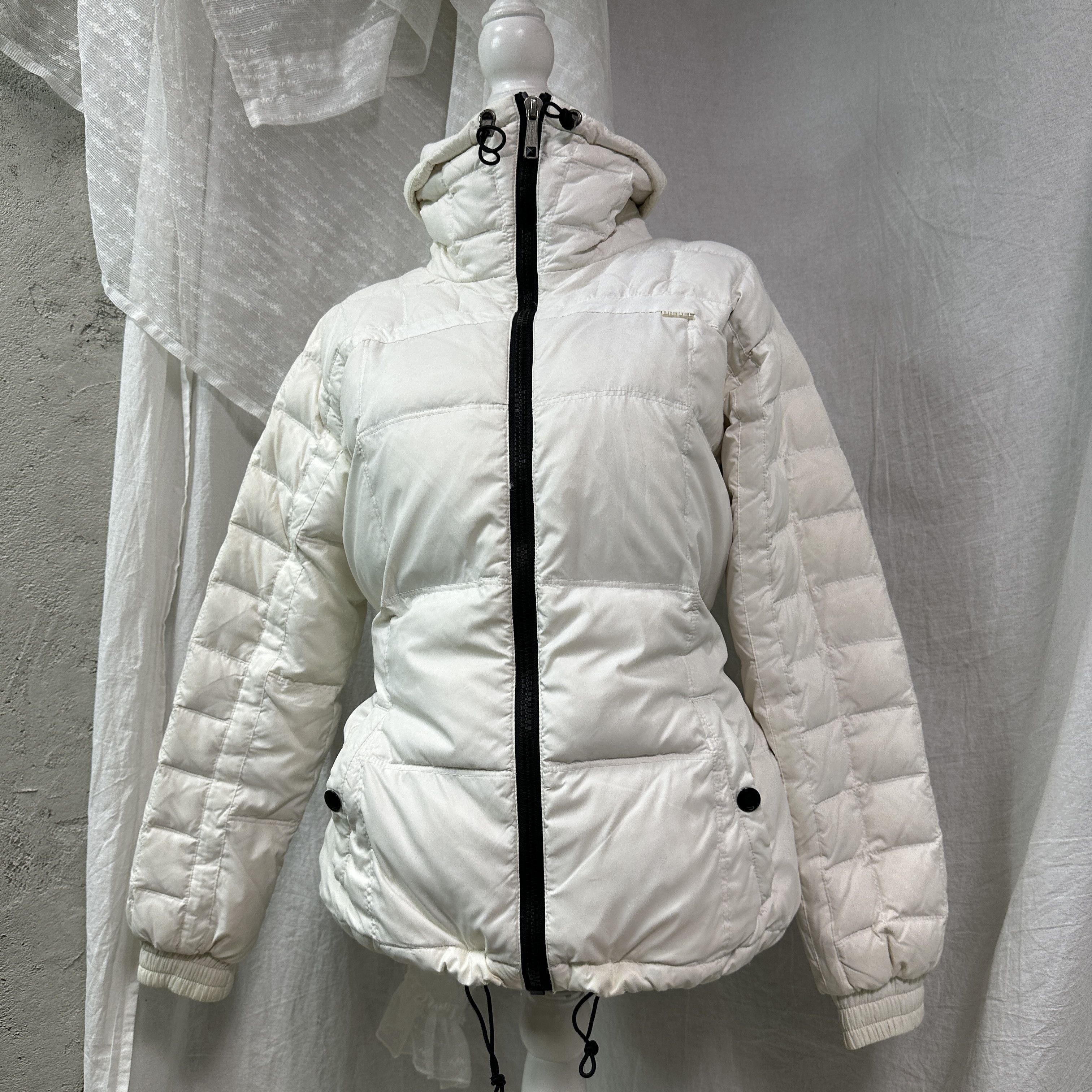 Diesel Vintage Belted Big Collar Diesel Puffer Down Jacket Y2K Size S / US 4 / IT 40 - 7 Thumbnail