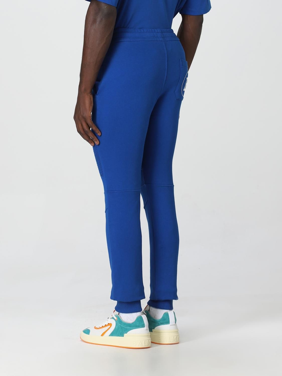Balmain o1y0426 Jogger & Sweatpant in Bright Blue Size US 30 / EU 46 - 3 Thumbnail