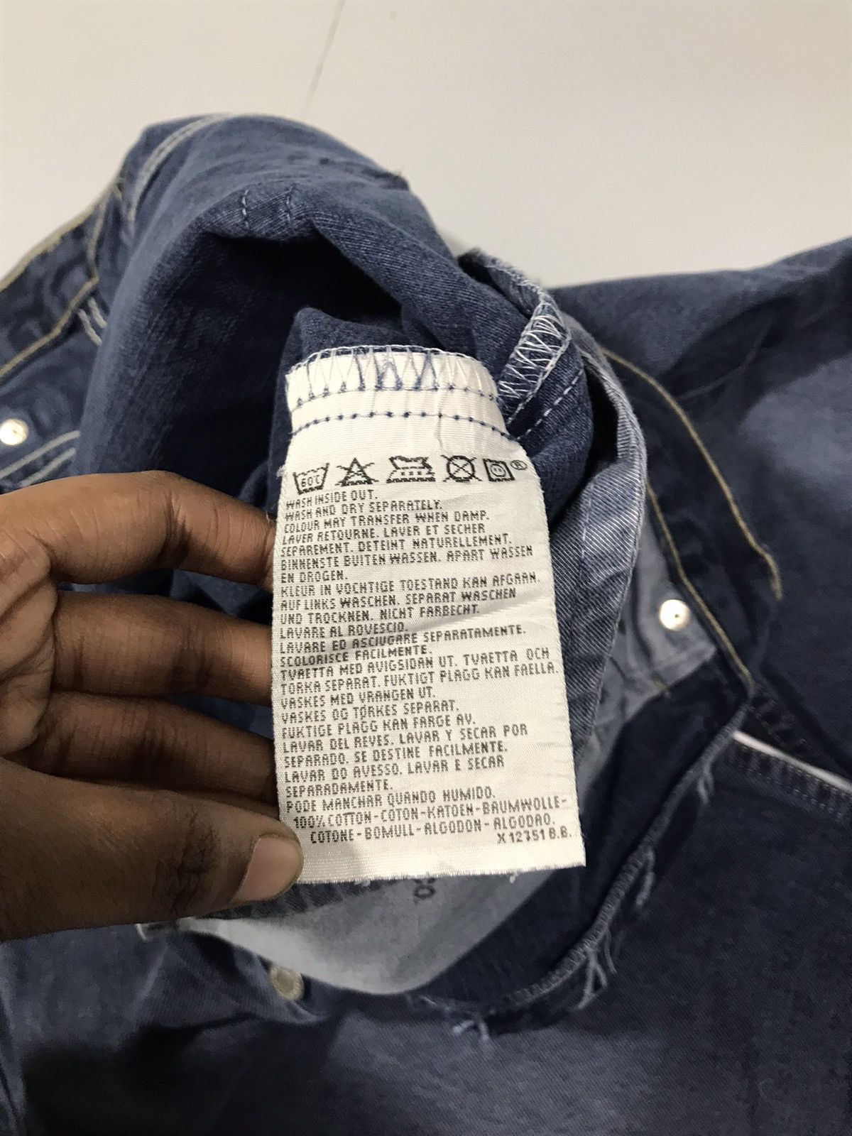 Levi's Vintage Levi’s buckle belt denim Size US 34 / EU 50 - 9 Thumbnail