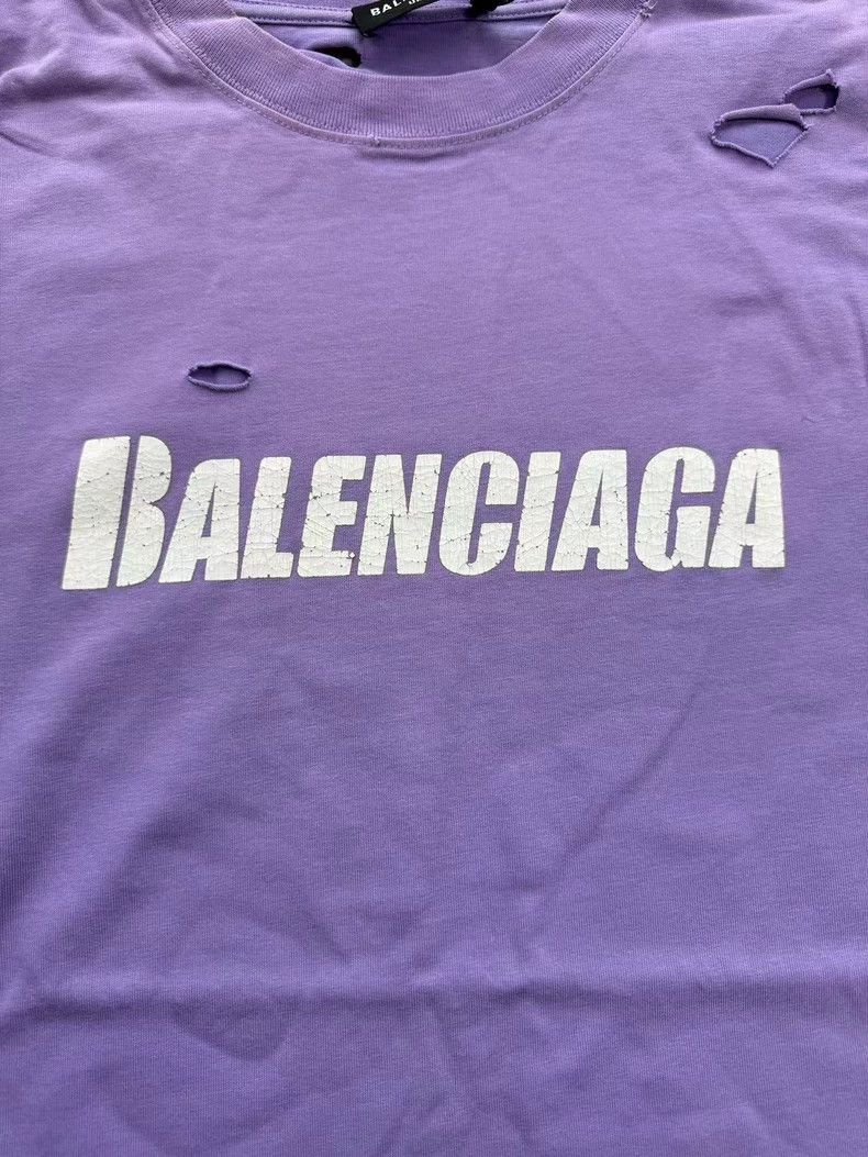 Balenciaga Balenciaga Purple havoc short sleeves Size US XS / EU 42 / 0 - 4 Thumbnail