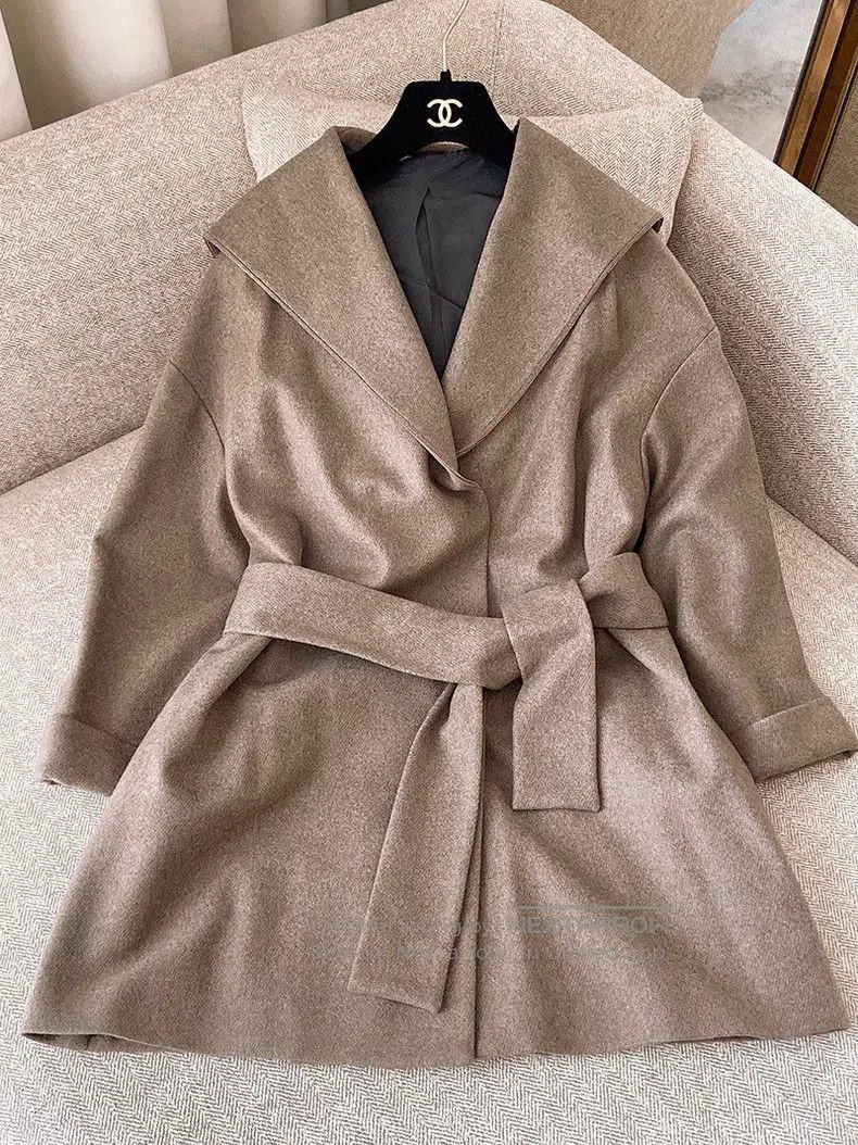 Brunello Cucinelli Brunello Cucinelli Beaded Cashmere Bathrobe Coat, Mid-Leng Size XS / US 0-2 / IT 36-38 - 1 Thumbnail