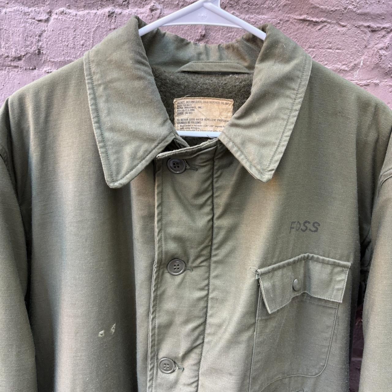 Alpha Industries Vintage 60s Alpha industries US Navy “Foss” A-2 Deck Jacket Size US L / EU 52-54 / 3 - 3 Thumbnail