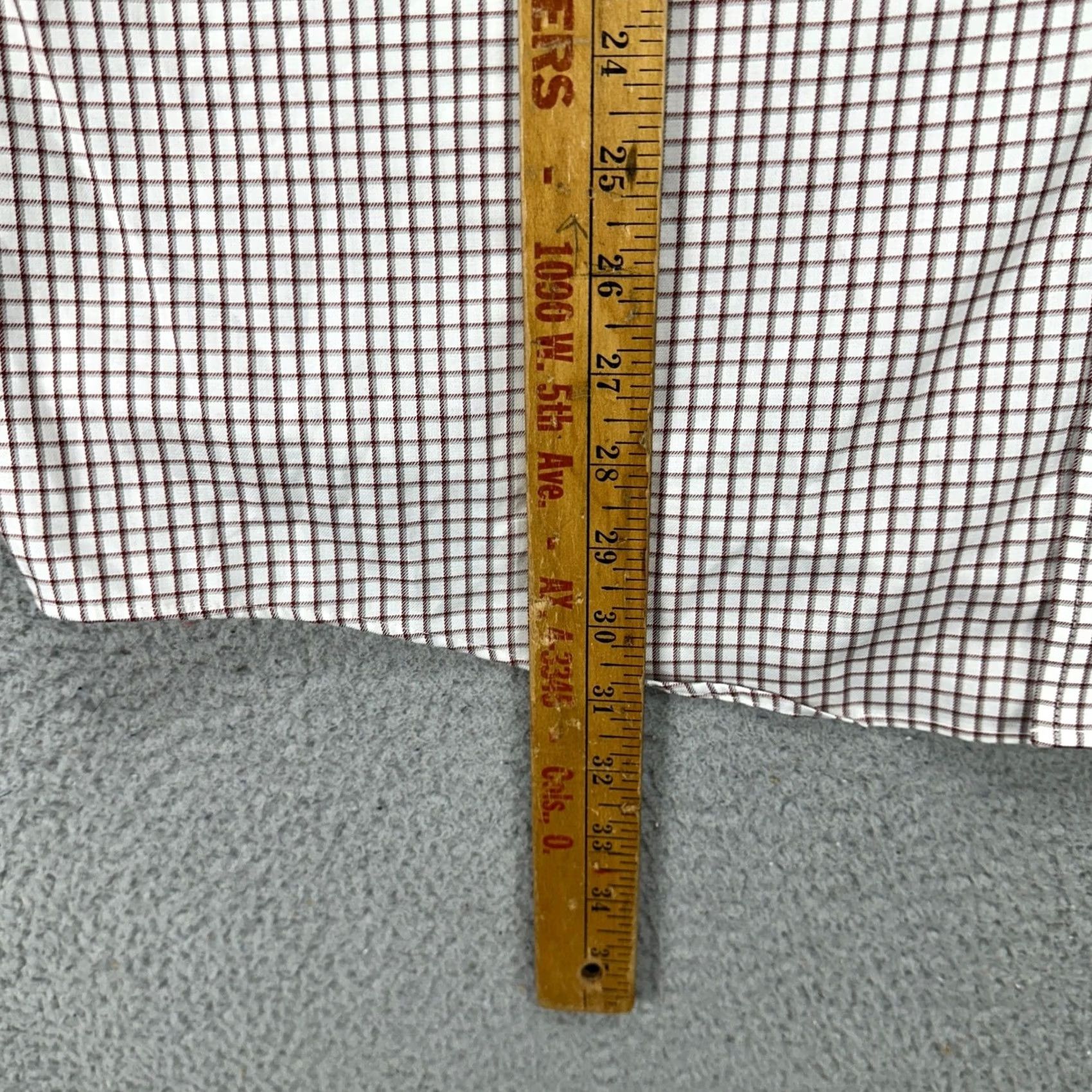 Vintage VINTAGE L.L. Bean Shirt Button Down Men Large Red White Plaid Short Sleeve Pocket Cotton Size US L / EU 52-54 / 3 - 6 Thumbnail
