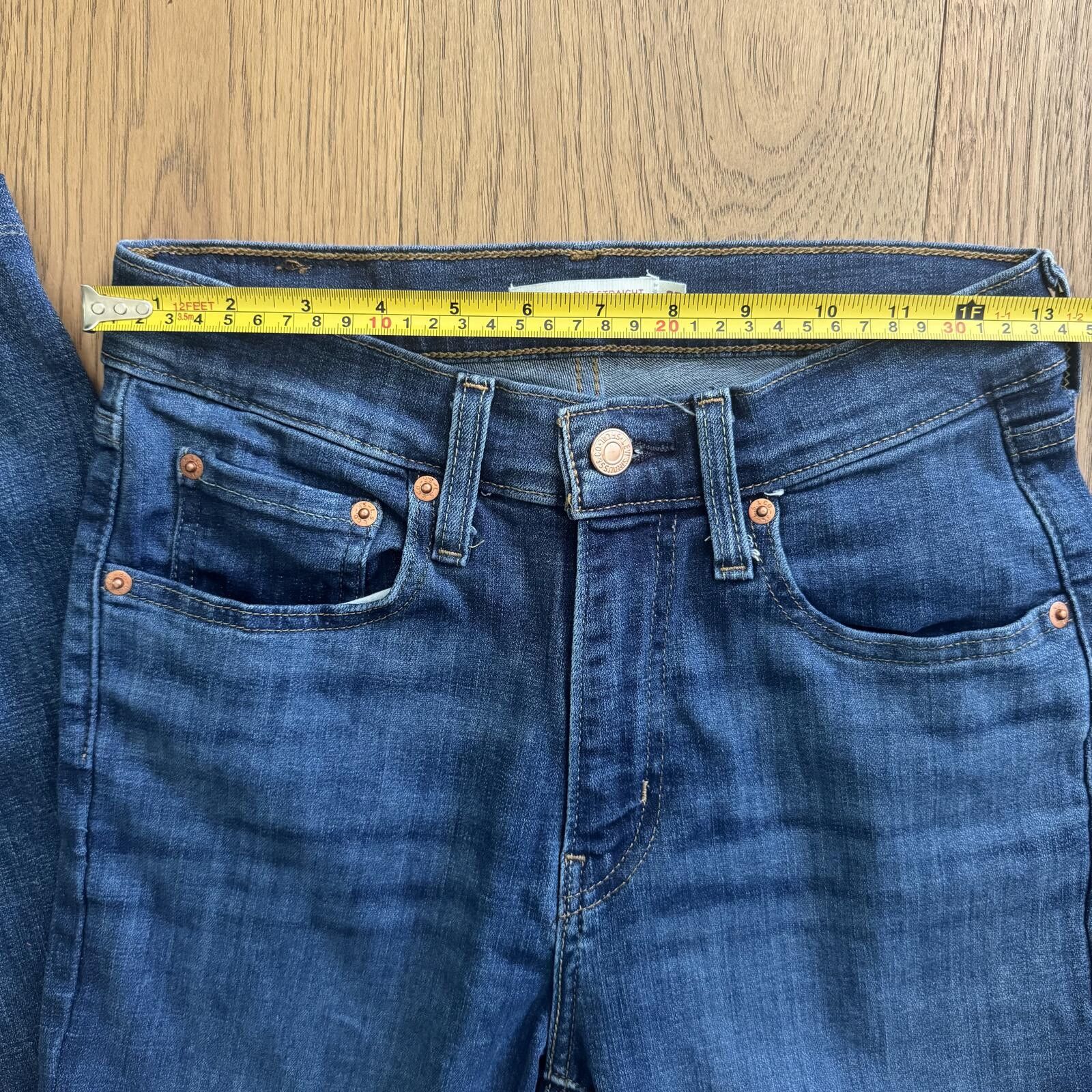 Levi's Levi's 724 High Rise Straight Jeans Size 27 Size 27" / US 4 / IT 40 - 4 Thumbnail