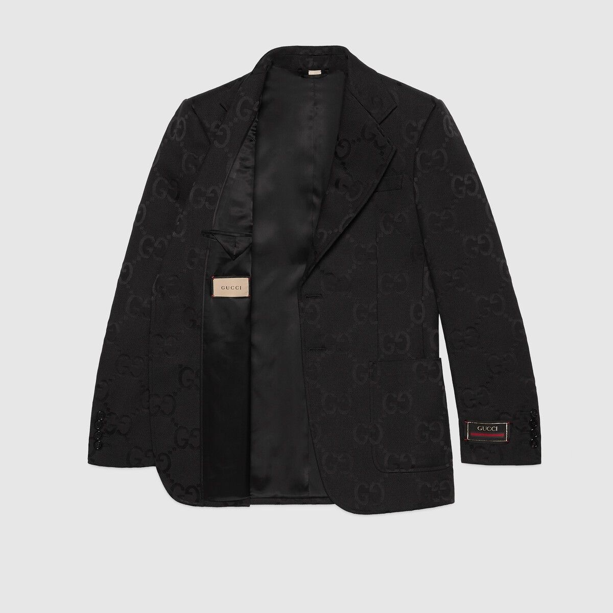 Gucci o1mt1gz0725 Jumbo GG Canvas Jacket in Black Size US S / EU 44-46 / 1 - 5 Thumbnail