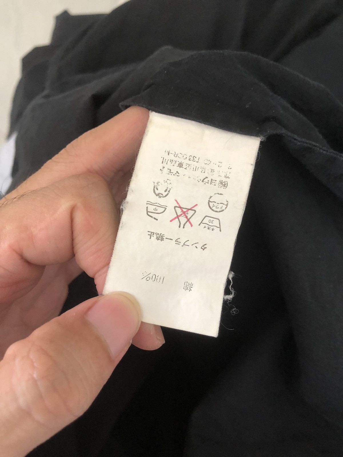 Yohji Yamamoto Yohji Yamamoto Pour Homme / Y's Black Cotton Button-Up Shirt Size US M / EU 48-50 / 2 - 6 Thumbnail