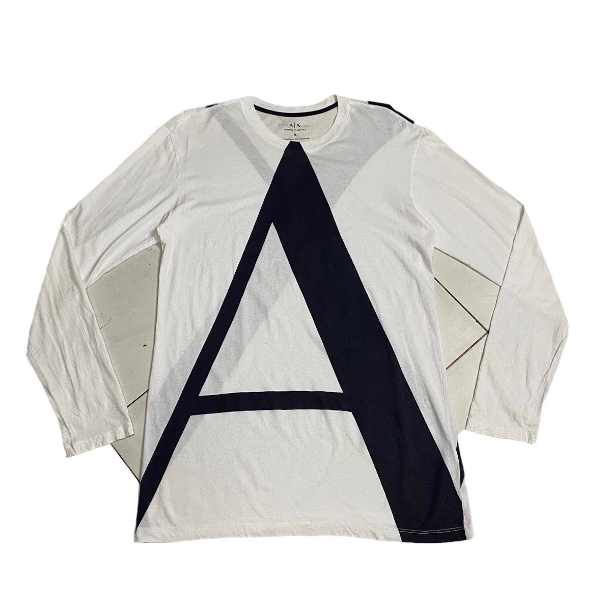 Armani × Armani Exchange Armani Exchange ARMANI EXCHANGE Big AX Print Cut and Sew Men Size US S / EU 44-46 / 1 - 6 Thumbnail