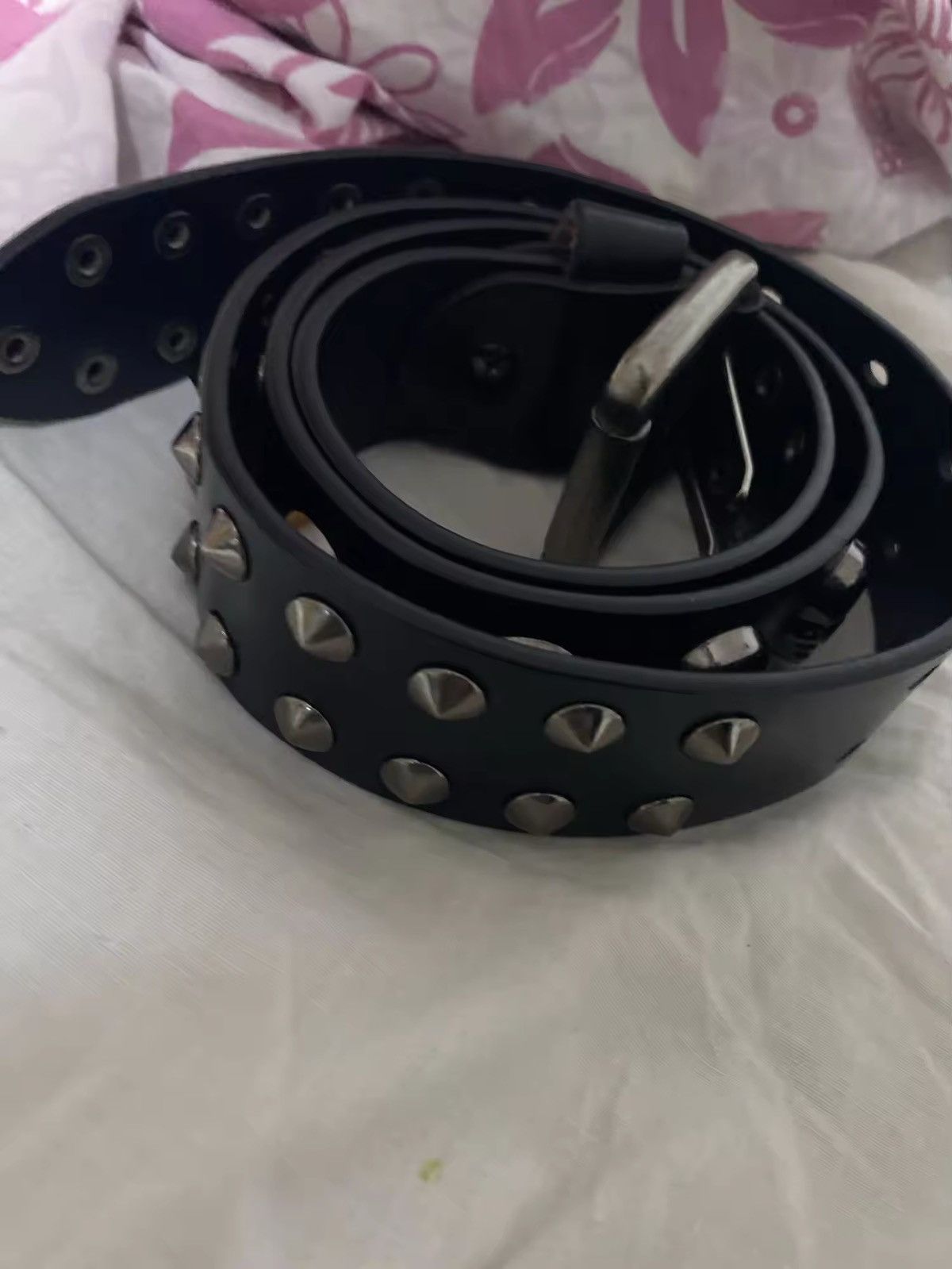 Leather Skull Studded Punk VS Cowboy Belts Size ONE SIZE - 9 Thumbnail