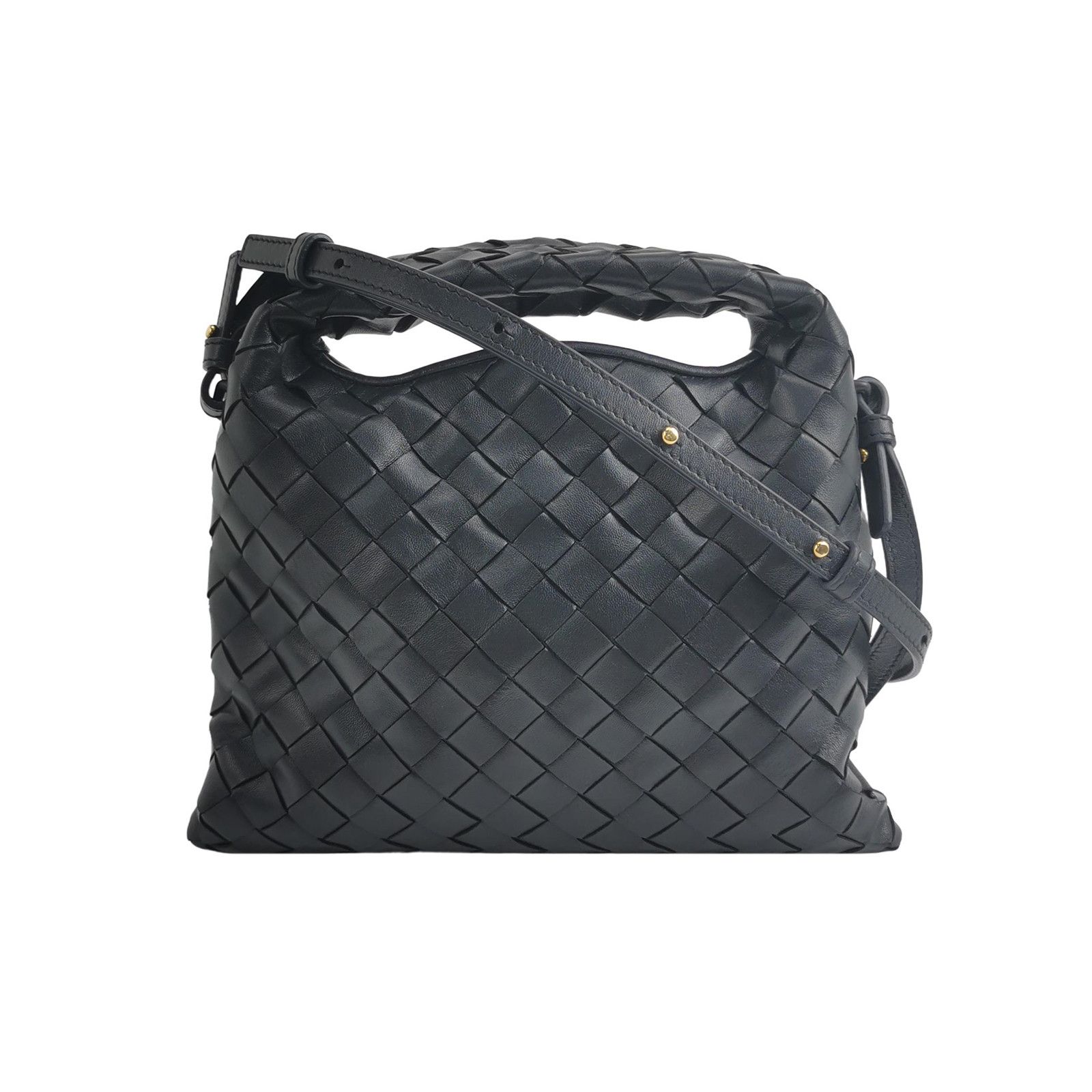 Bottega Veneta Bottega Veneta Intrecciato Leather Hop Bag Size ONE SIZE - 1 Thumbnail