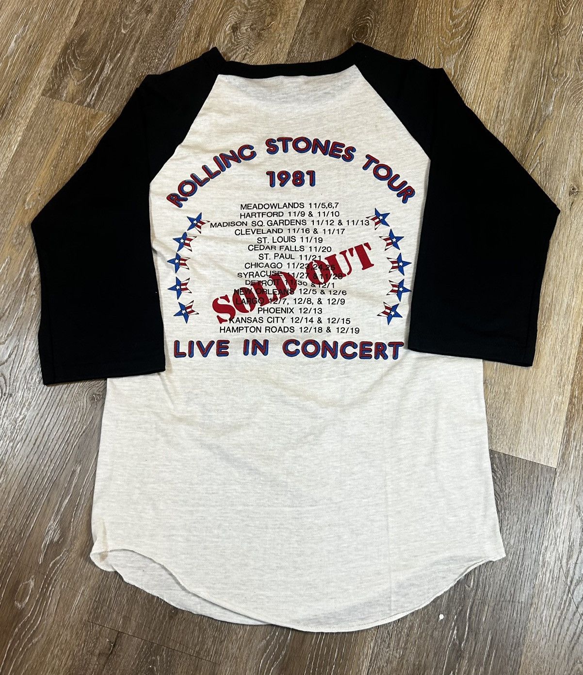 Band Tees × Vintage Super rare Rolling Stones tour quarter sleeve Size US M / EU 48-50 / 2 - 3 Thumbnail