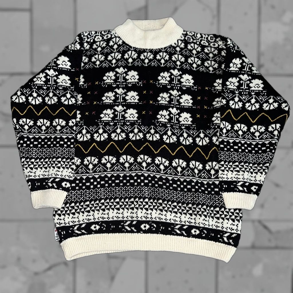 Vintage VTG Lee Cooper Black Wool Blend Sweater Mens Size L Size US L / EU 52-54 / 3 - 1 Thumbnail