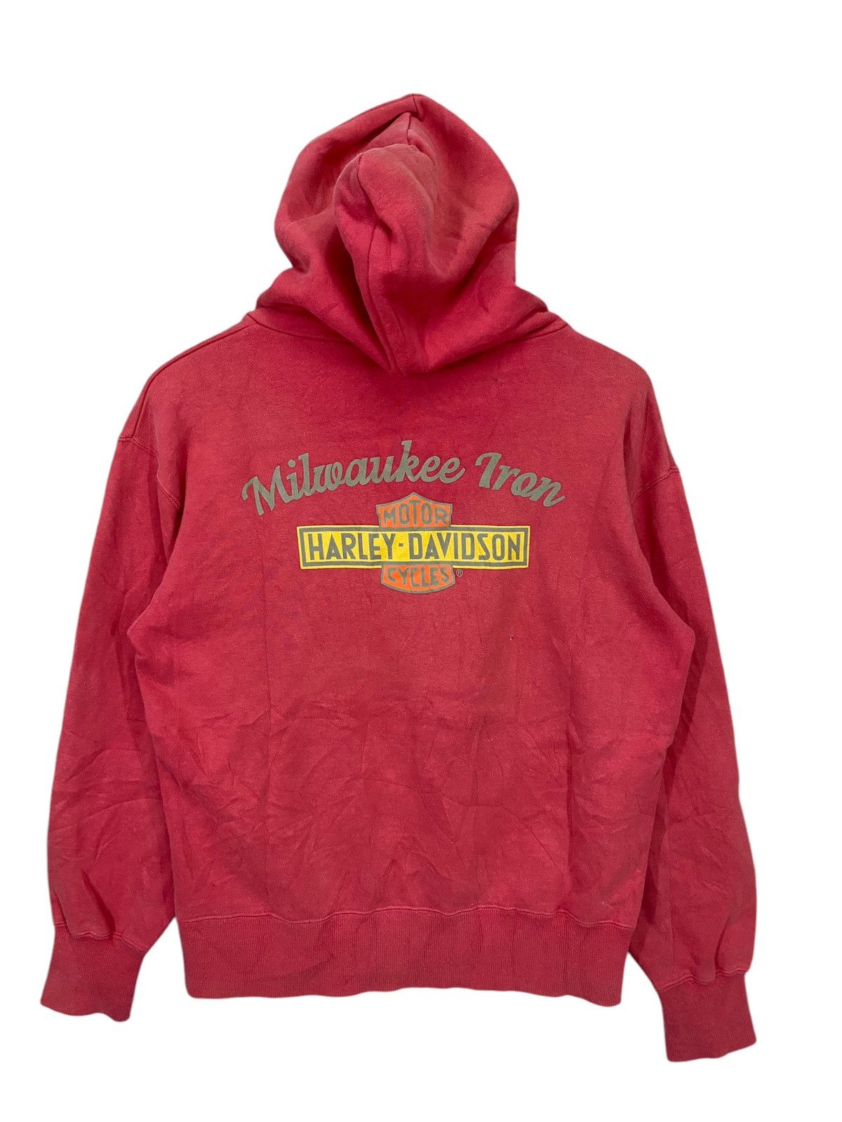 Harley Davidson × Vintage Vintage harley davidson milwaukee iron hoodie Size US L / EU 52-54 / 3 - 4 Thumbnail