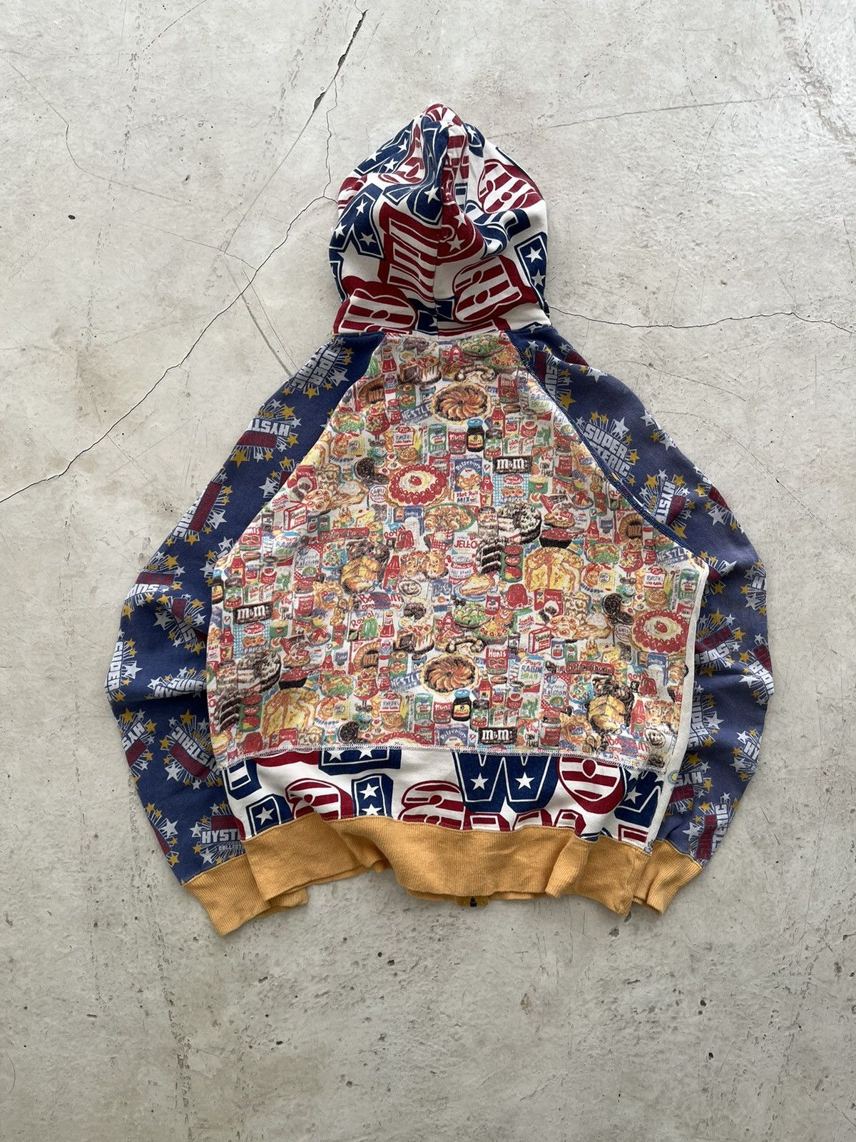 Hysteric Glamour × Vintage Vintage 90s HYSTERIC GLAMOUR Get Into Hysteric AOP Hoodie Size US L / EU 52-54 / 3 - 5 Thumbnail
