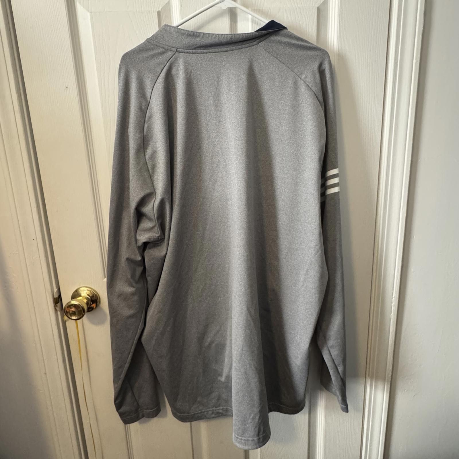 Adidas Adidas Men's 2XL Quarter Zip Pullover Sweatshirt Size US XXL / EU 58 / 5 - 4 Thumbnail