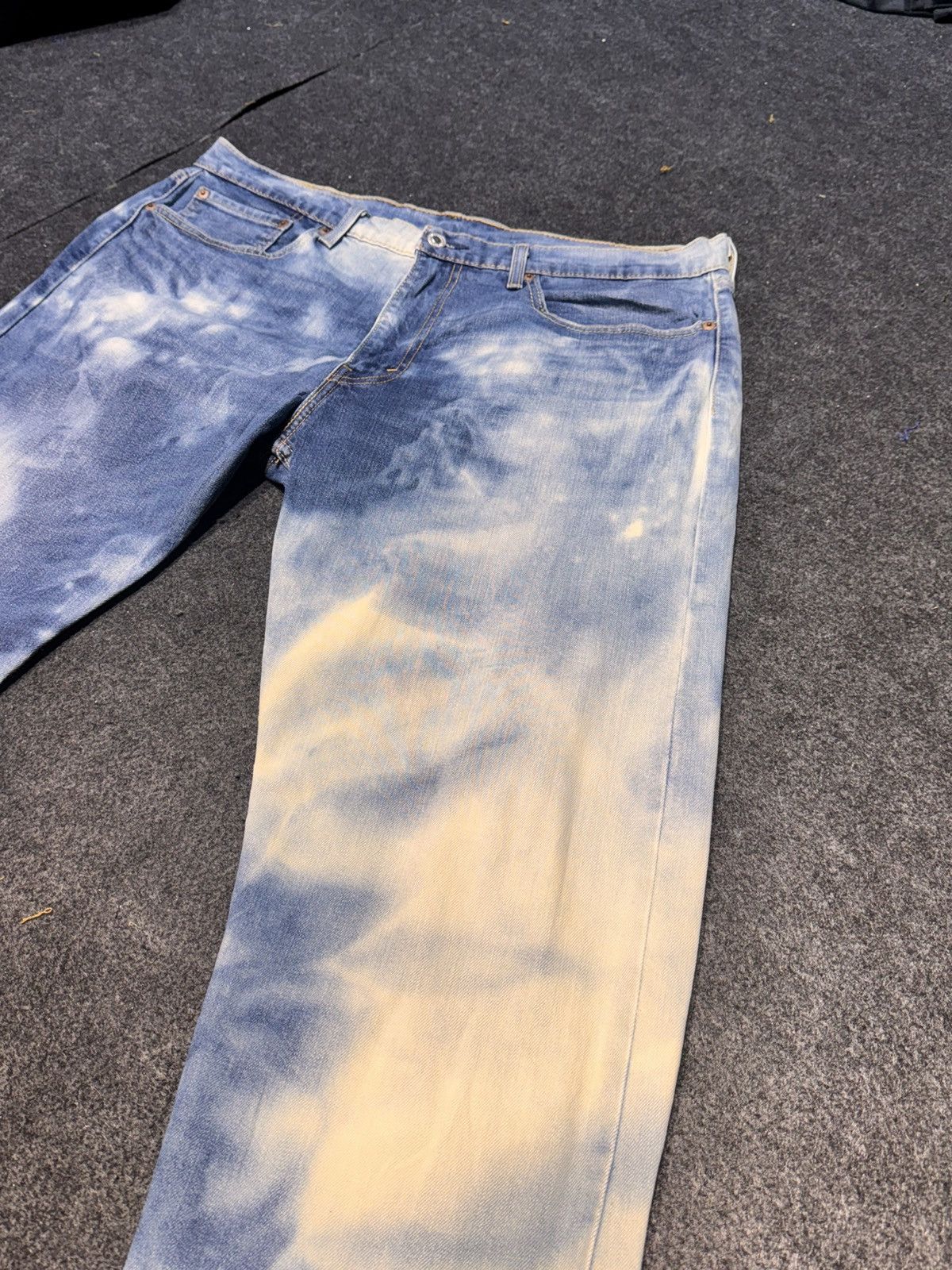 Levi's Levi's 502 Regular Taper Jeans - Custom Cloud Tie-Dye Size US 37 - 3 Thumbnail