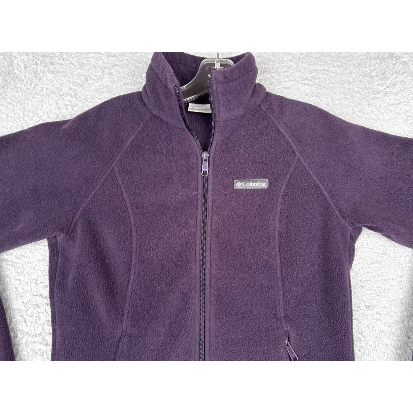 Vintage Columbia Jacket Womens Small Purple Full Zip Fleece Lightweight Hiking Camping Size S / US 4 / IT 40 - 7 Thumbnail