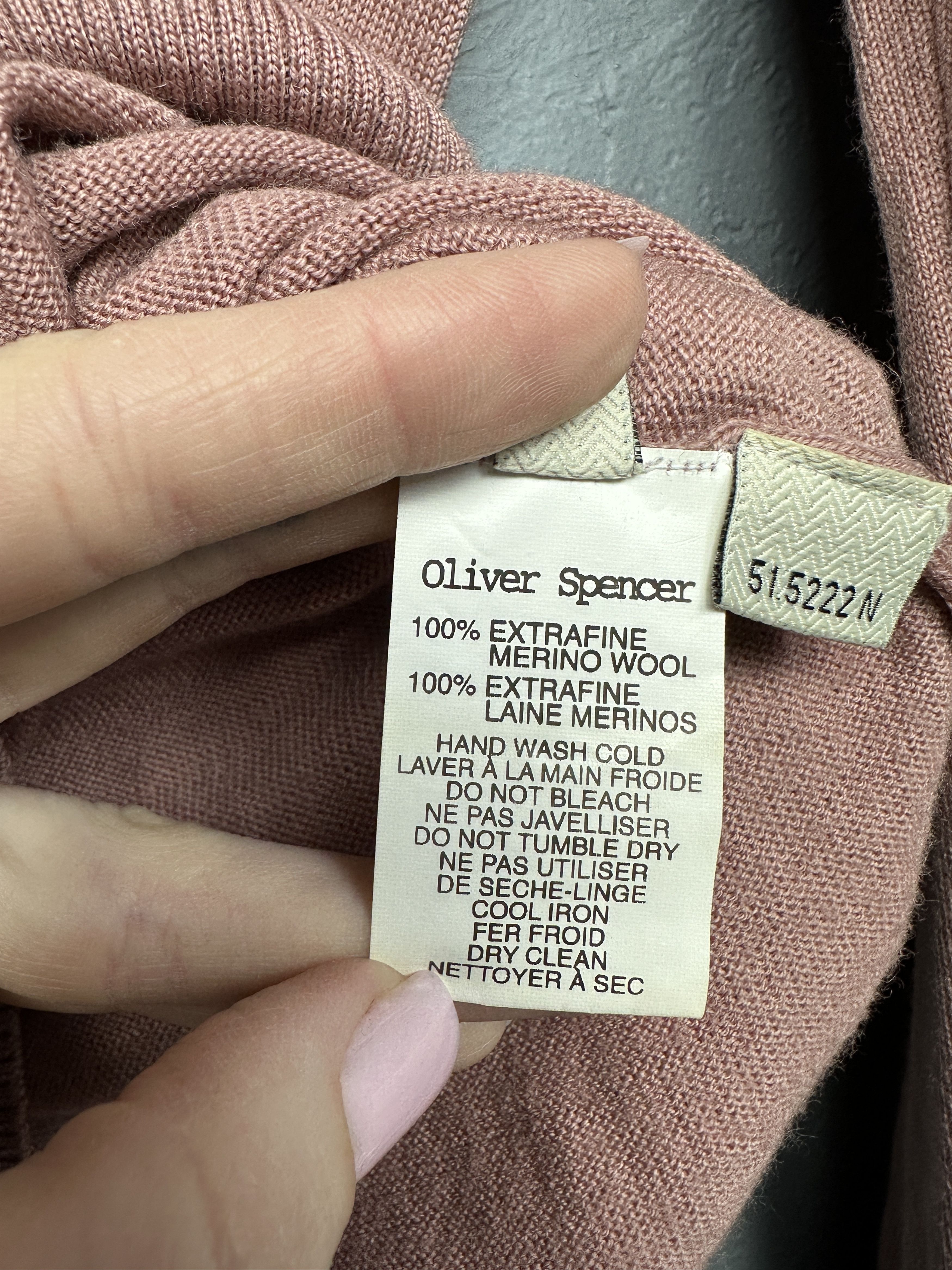 Oliver Spencer Oliver Spencer Mens High Neck Wool Sweater Size US S / EU 44-46 / 1 - 5 Thumbnail